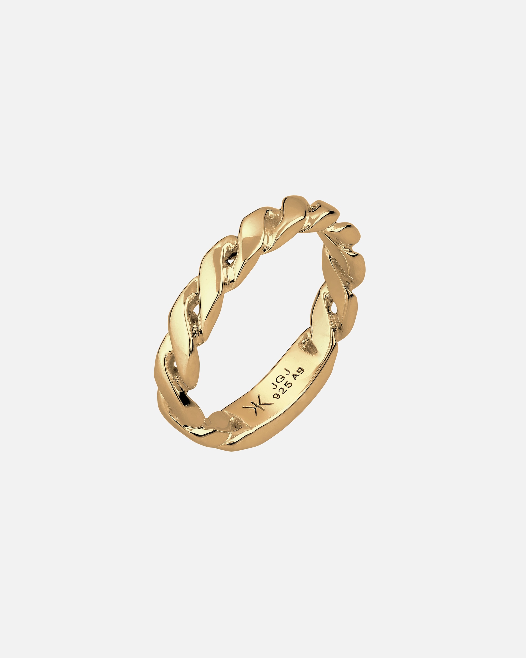 Ring für Männlich KUZZOI Bandring Twist Design 925 Sterling Silber 60