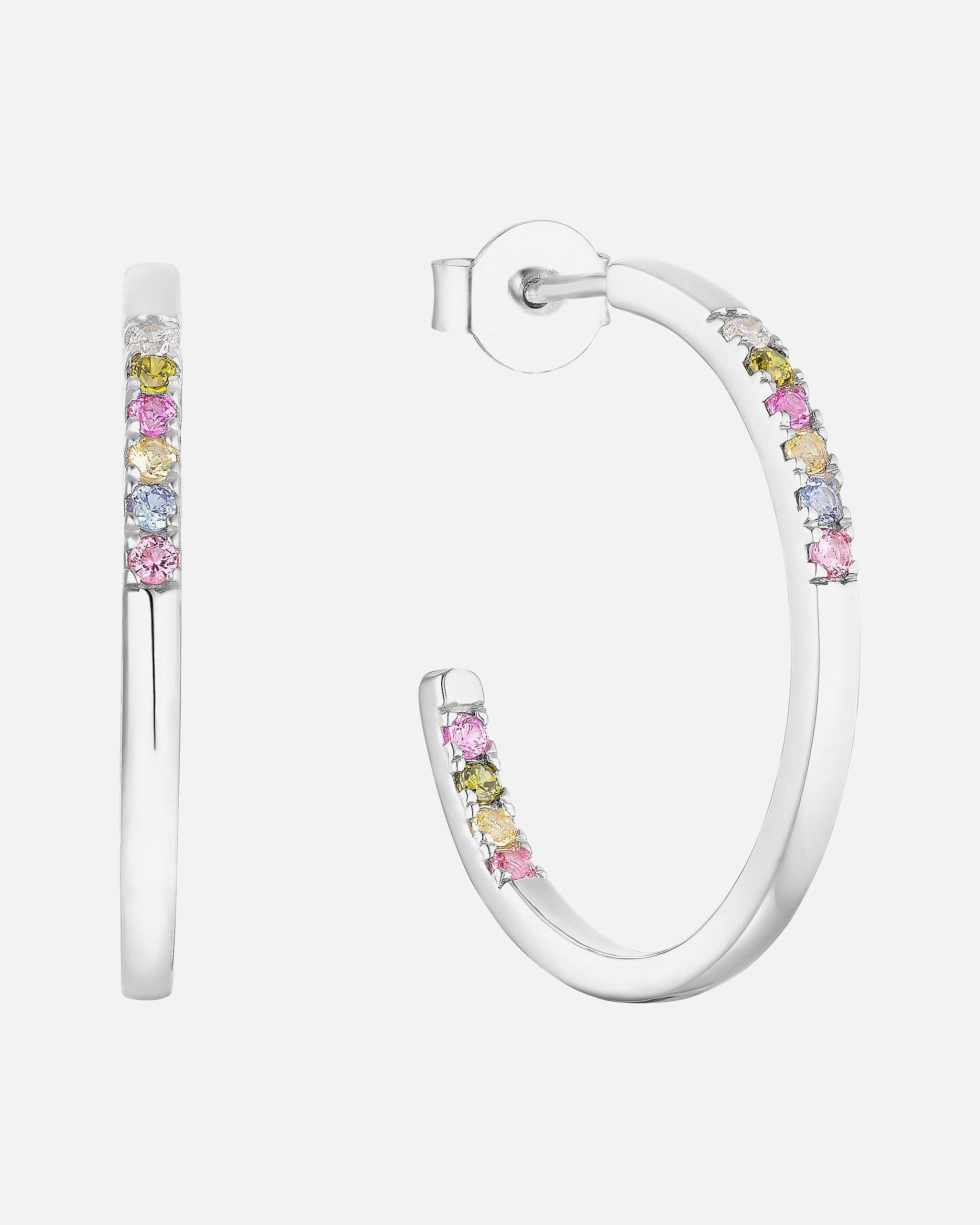 Ohrringe für Weiblich s.Oliver Creolen 925er Silber 1 Stück