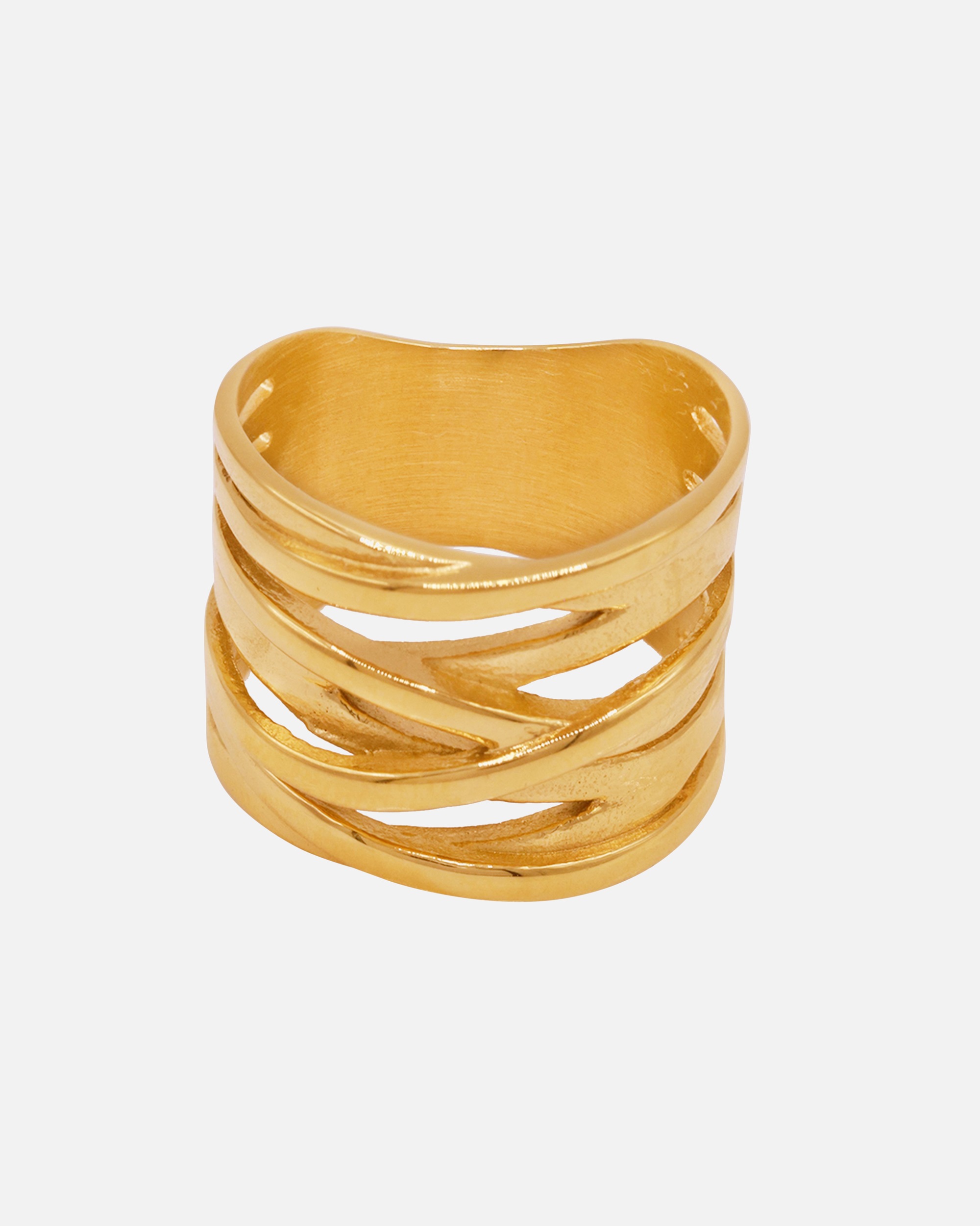 Ring für Weiblich Heideman Damenring Serpi goldfarben 50 (15.9)