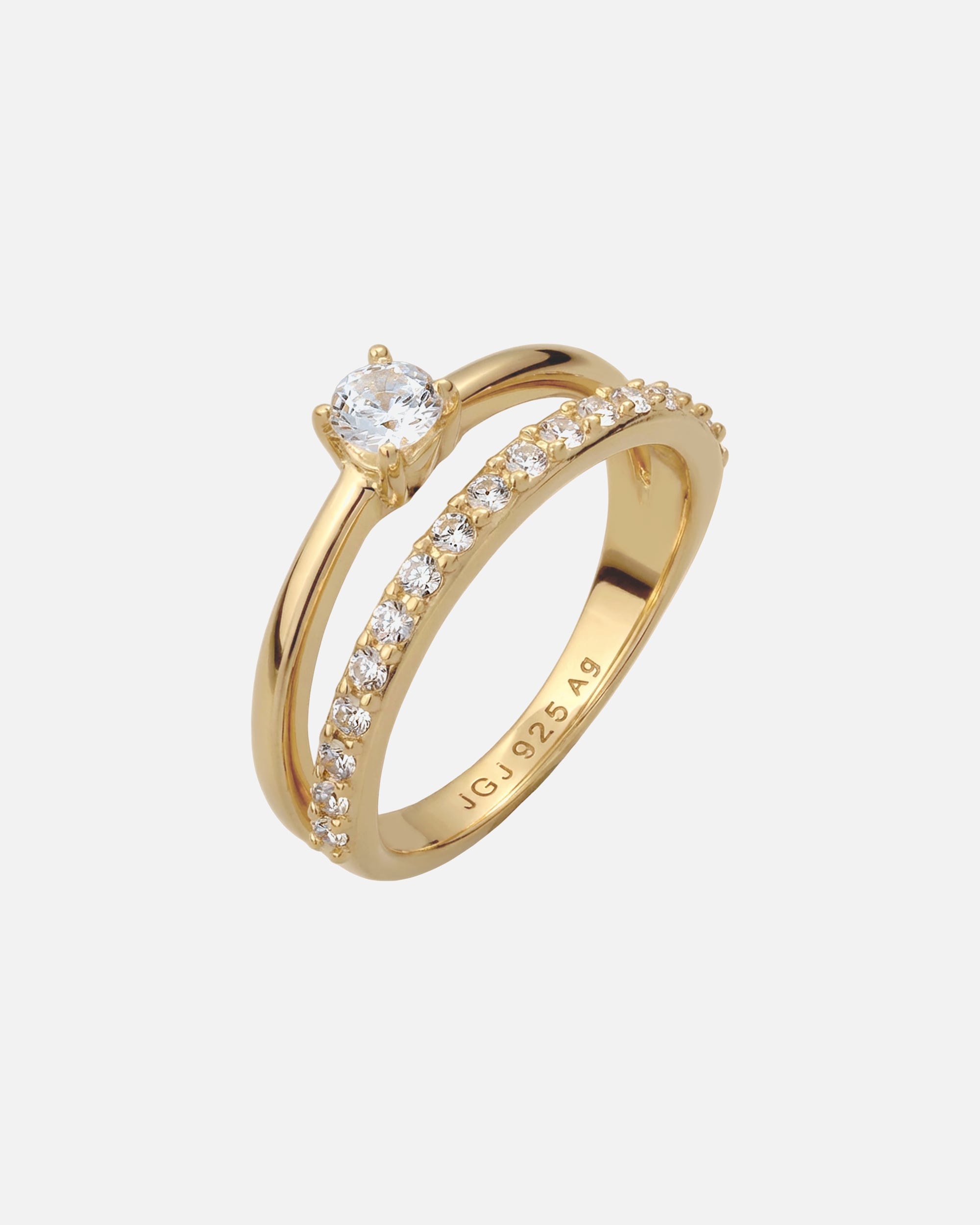Ring für Weiblich Elli mit Kristallen von Swarovski® 925 Sterling Silber 52