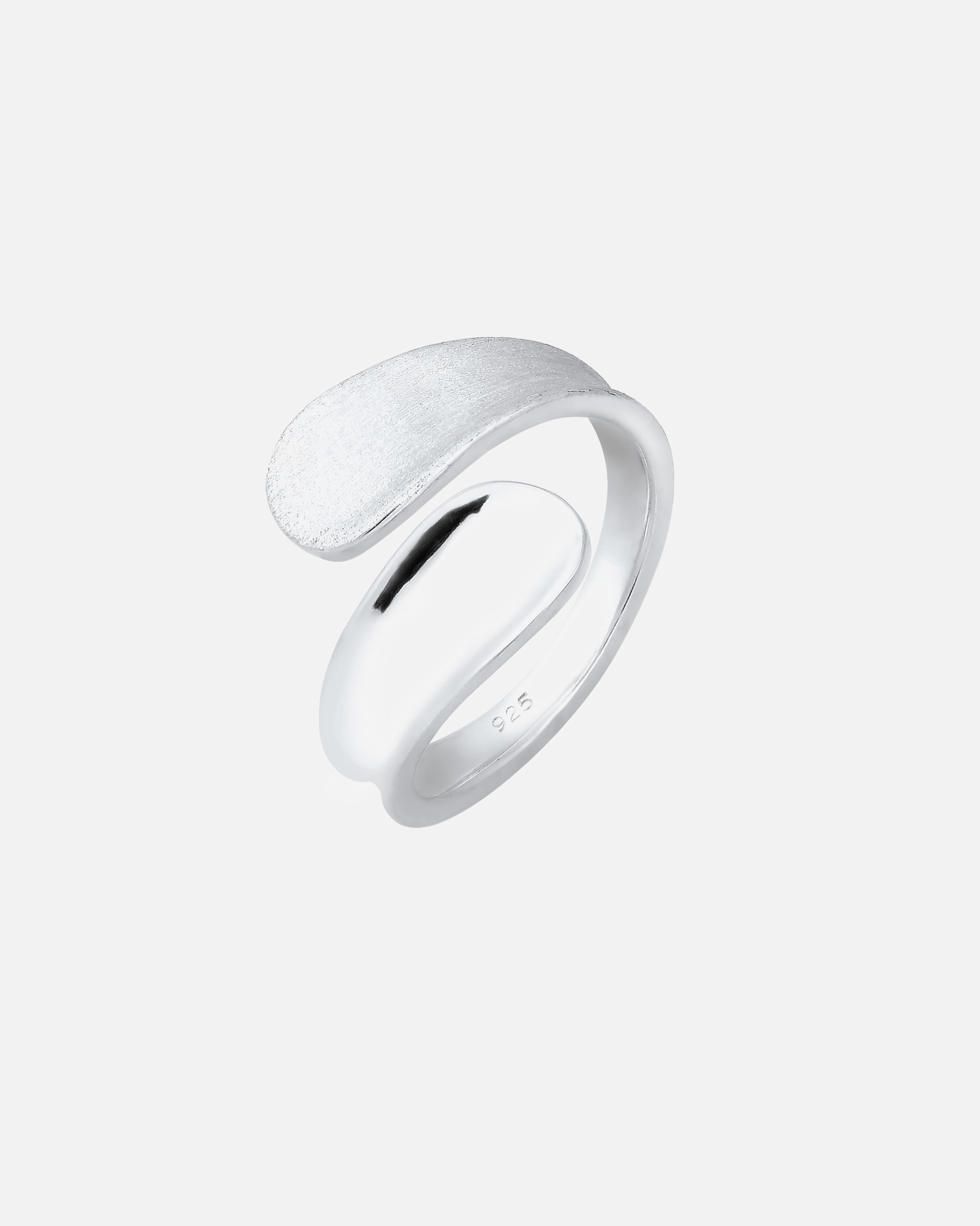 Ring für Weiblich Elli Basic Open-Ring 925er Silber 54