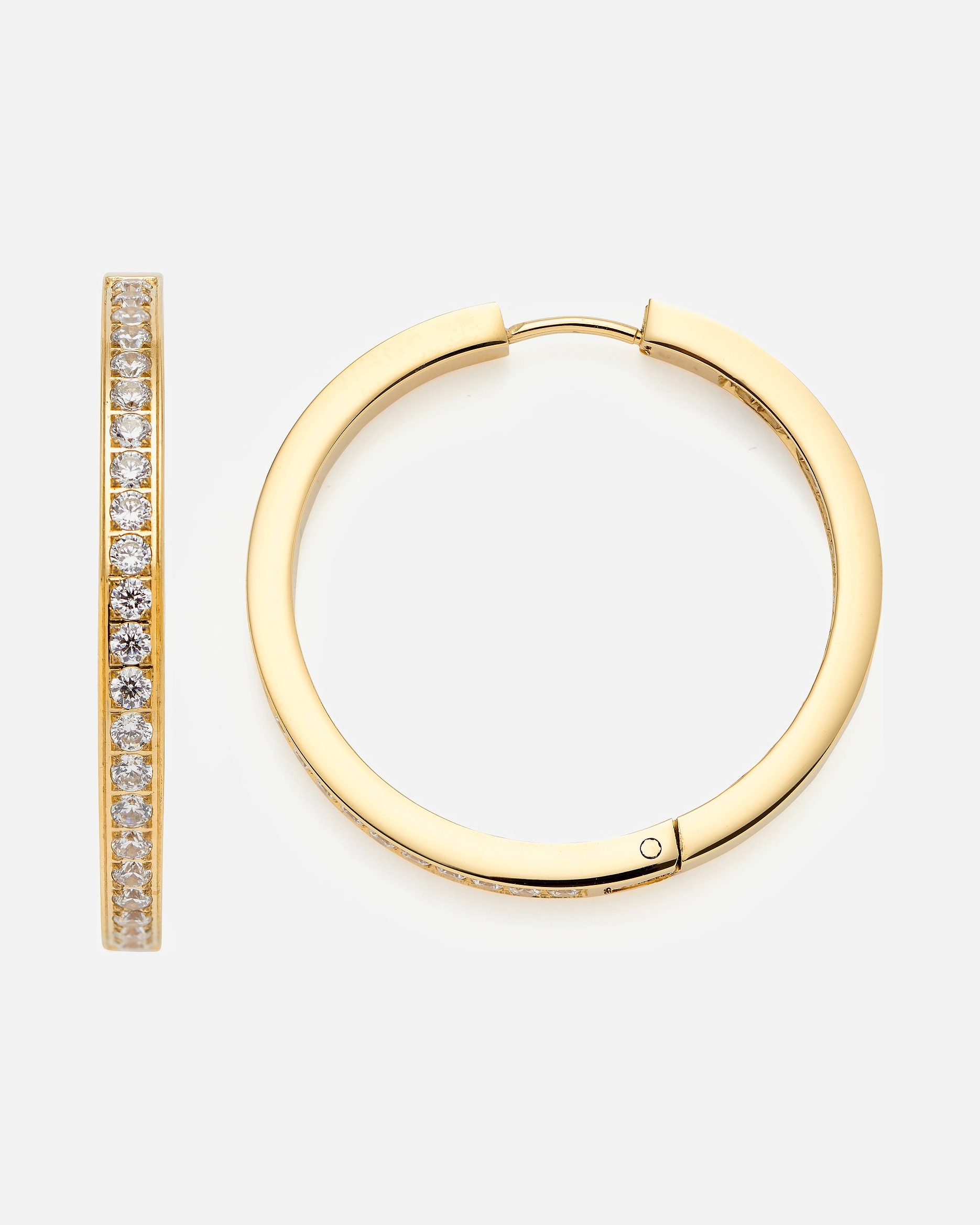 Ohrringe für Weiblich Leonardo Creolen Edelstahl gold