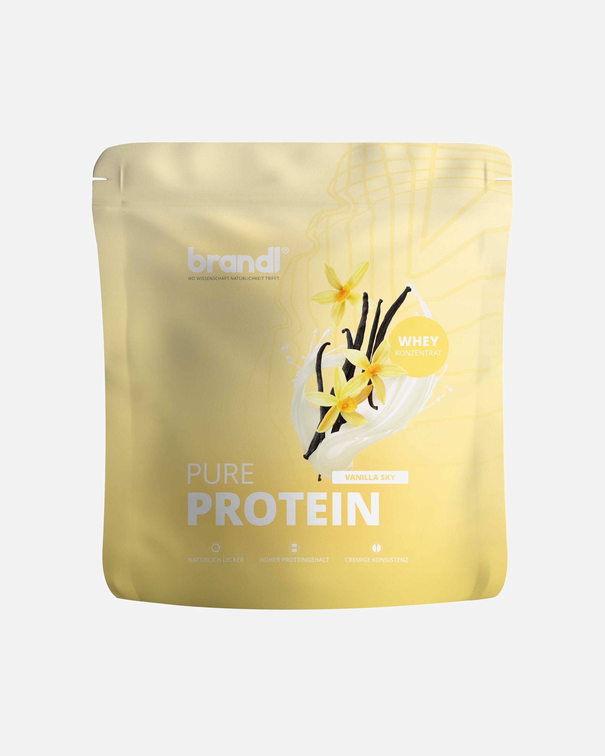 Protein & Shakes für Unisex Brandl Nutrition Proteinpulver aus Whey Vanille