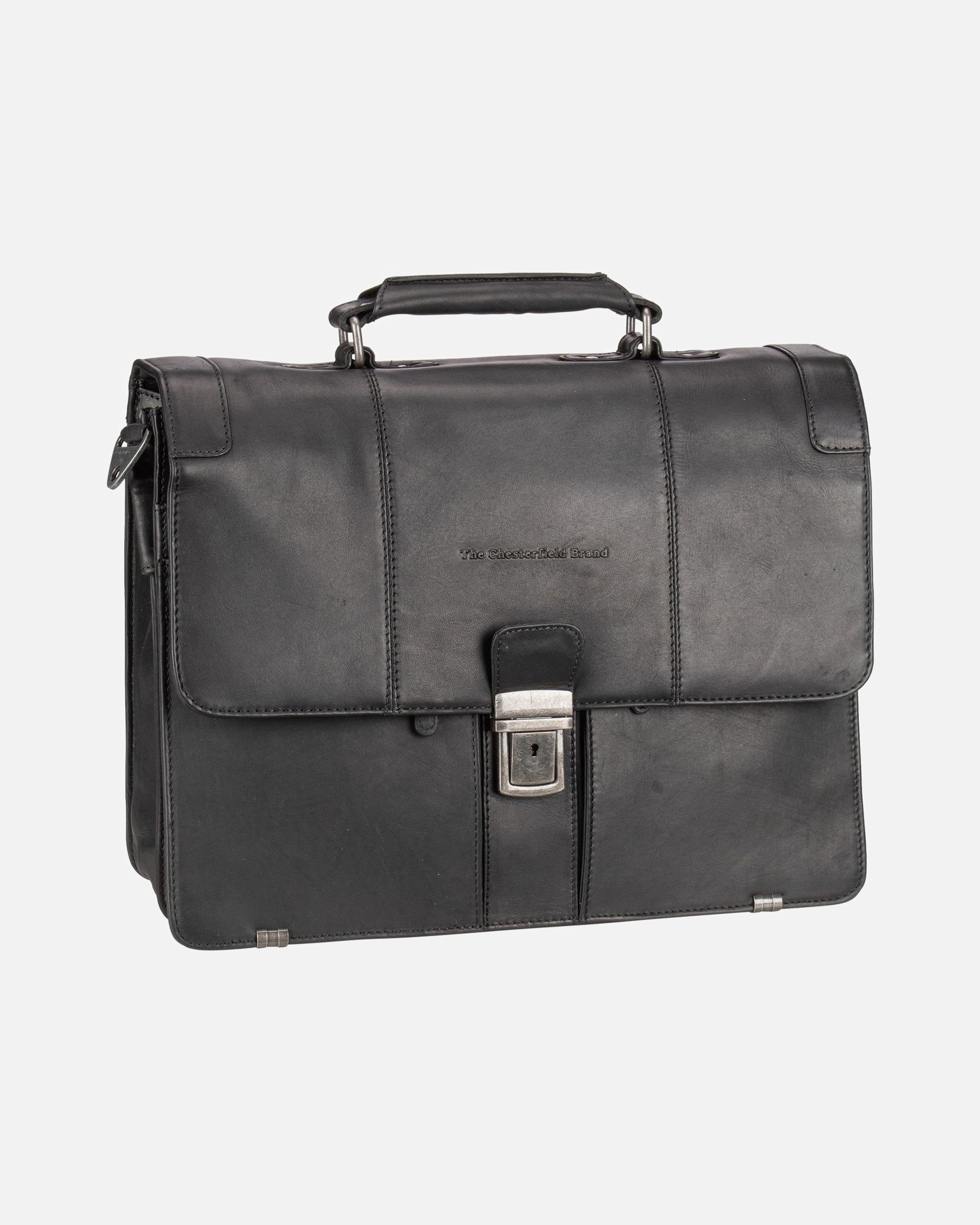 Laptoptasche für Männlich The Chesterfield Brand Aktentasche Stuttgart Black