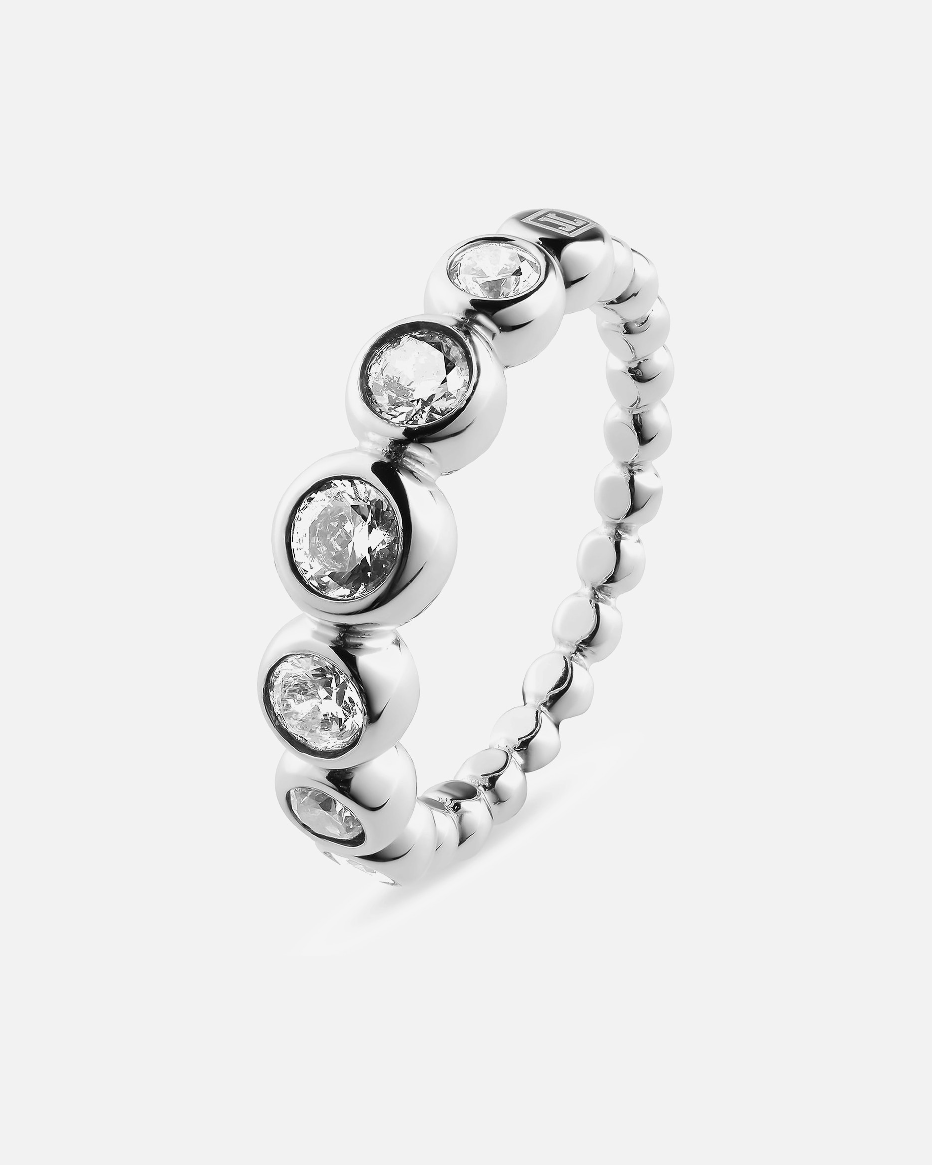 Ring für Weiblich Jette Damenring 925er Silber, recycelt 53
