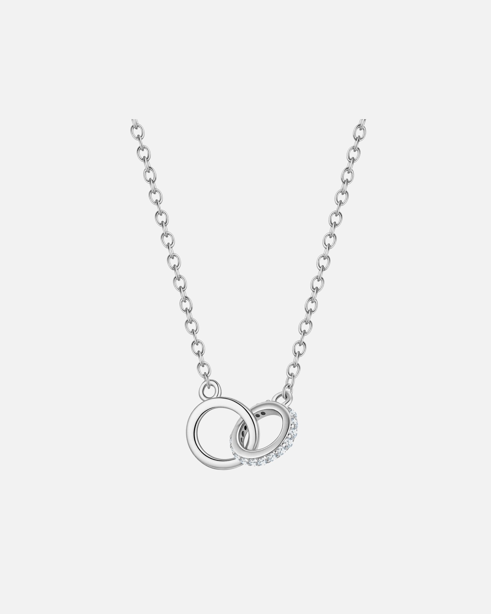 Halskette für Weiblich Glanzstücke München Halskette aus Sterling Silber in silber mit Zirkonia 40,0 cm Basiskette + 5,0 cm Verlängerung