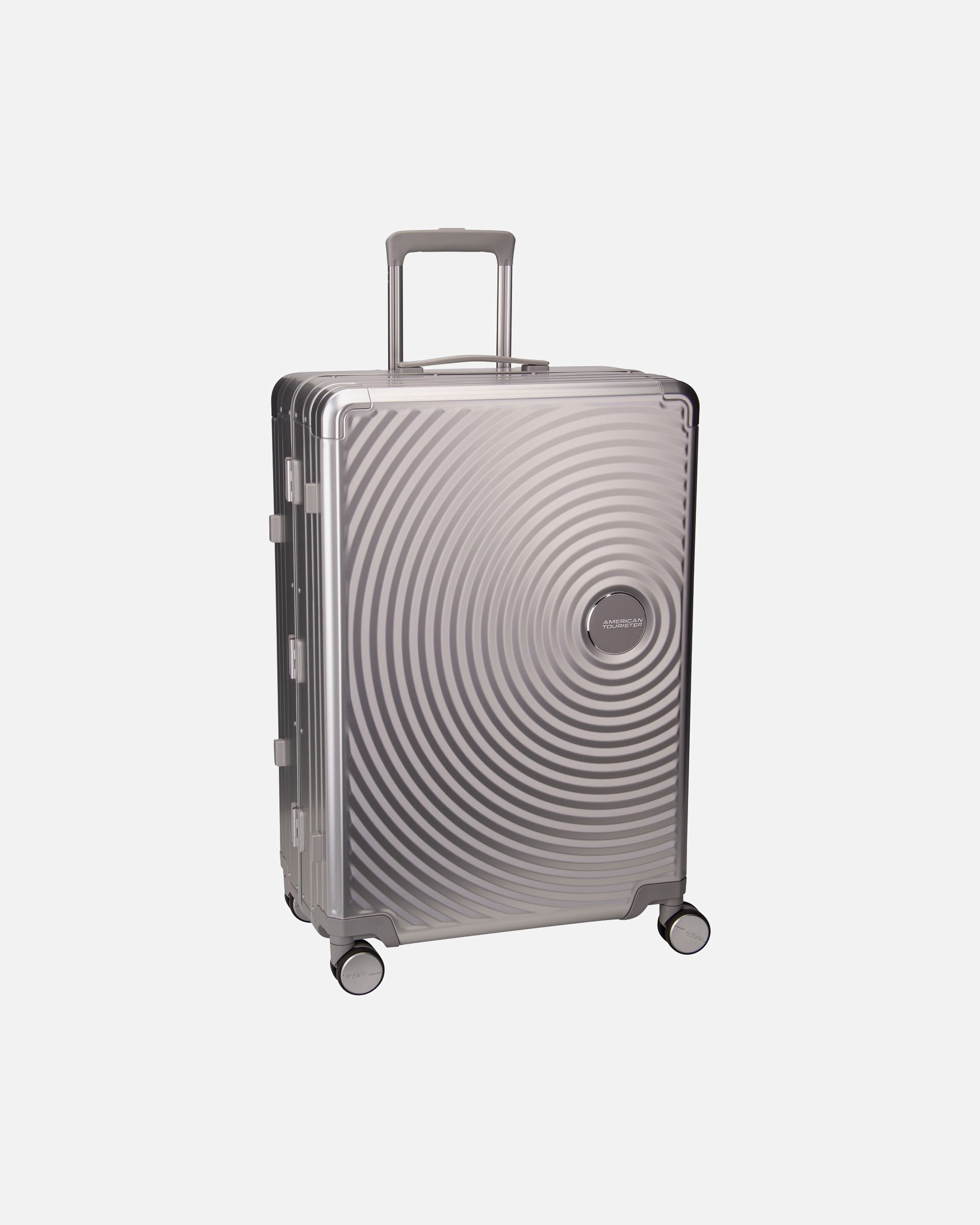 Trolley für Unisex American Tourister Trolley Soundbox Alu Spinner 75 Silver