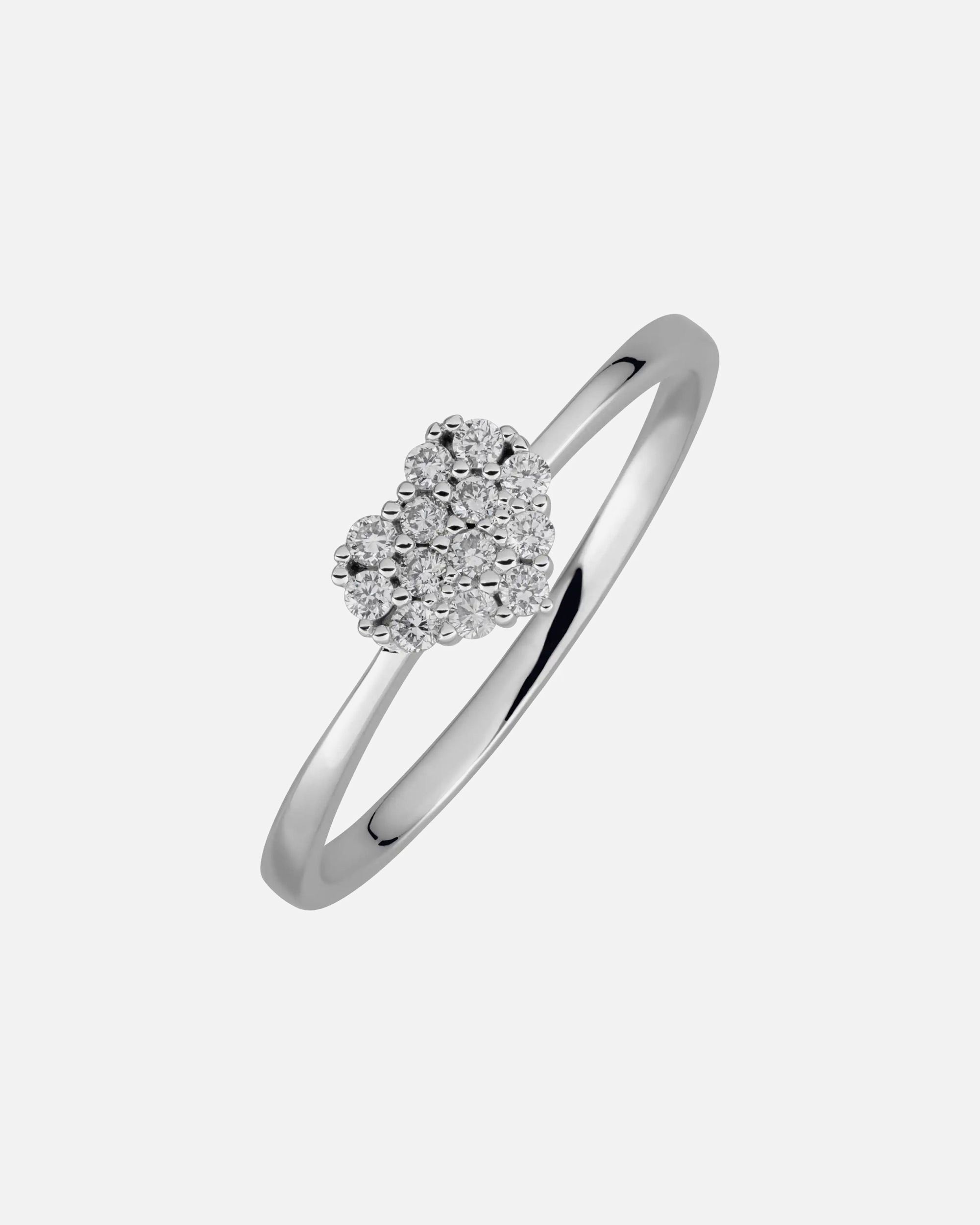 Ring für Weiblich Lyomi Default Brand Line Ring 585/- Gold Diamant Lab Grown weiß 0,15ct. 050 (15,9)