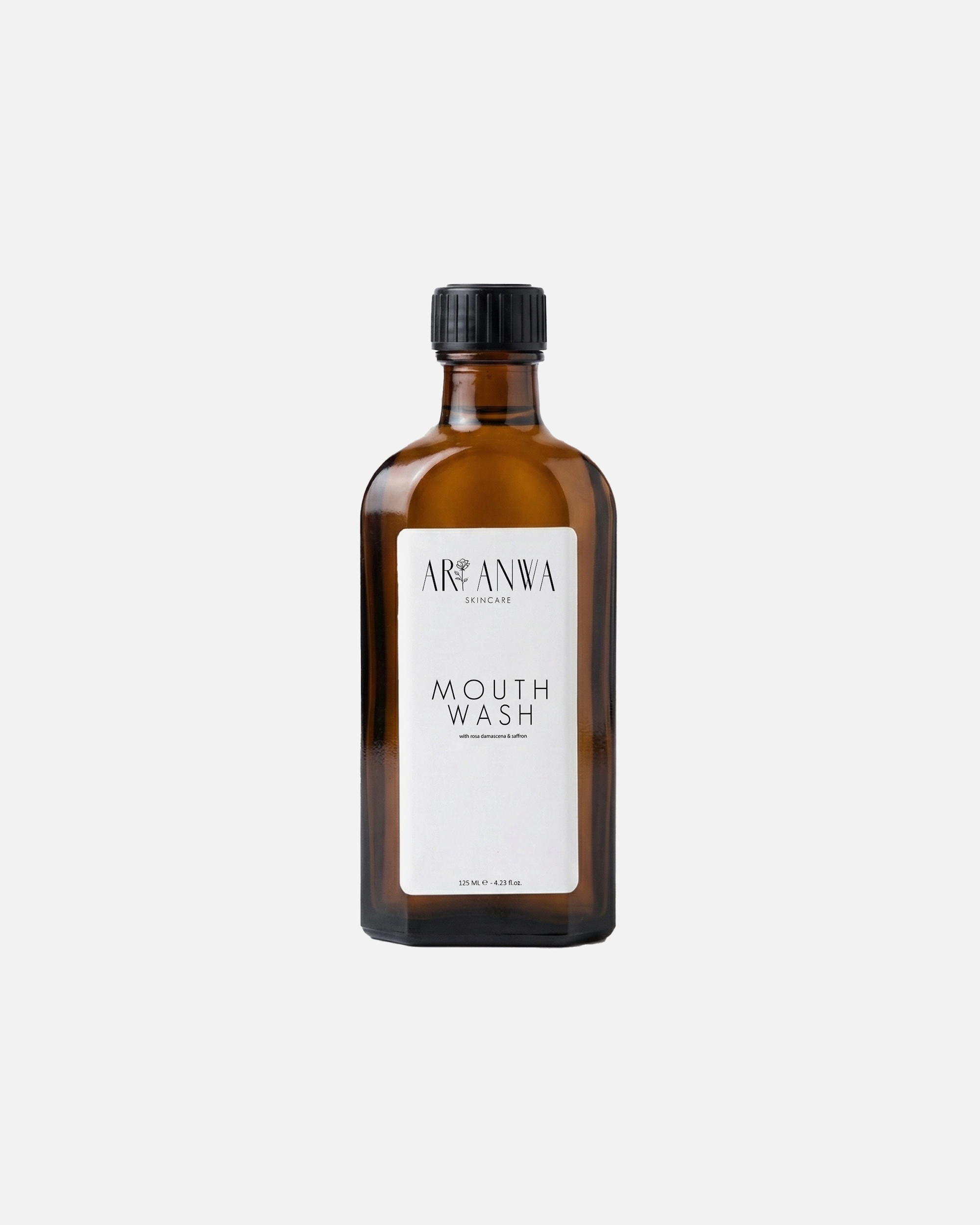 Mundspülung für Unisex Mouthwash Rose | Mundwasser mit Rosenwasser & Safran Mouthwash Rose | Mundwasser mit Rosenwasser & Safran