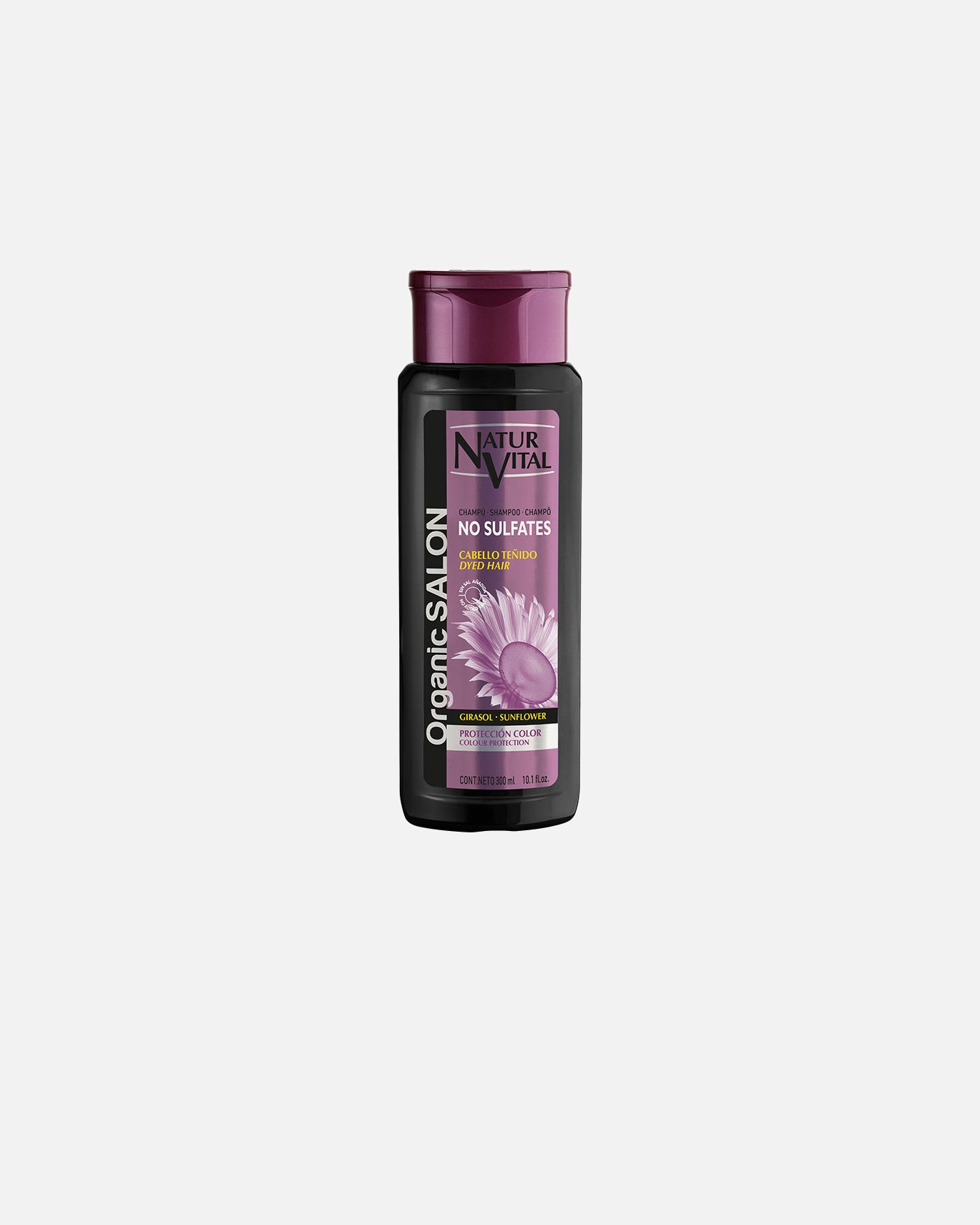 Shampoo für Unisex Natur Vital SIN SULFATOS champú cabello teñido filtro UV 300 ml