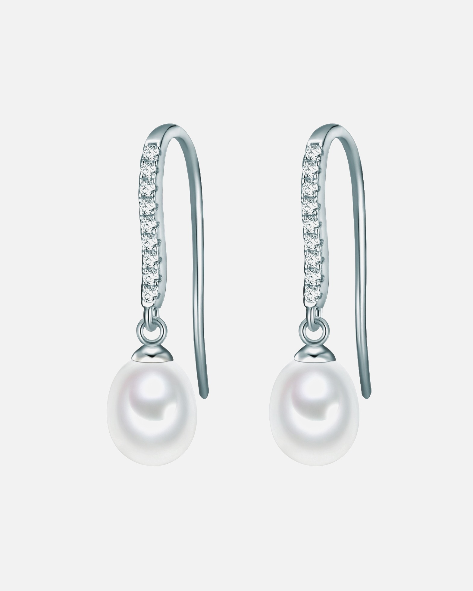 Ohrringe für Weiblich Valero Pearls Ohrhänger 925er Silber 1 Stück
