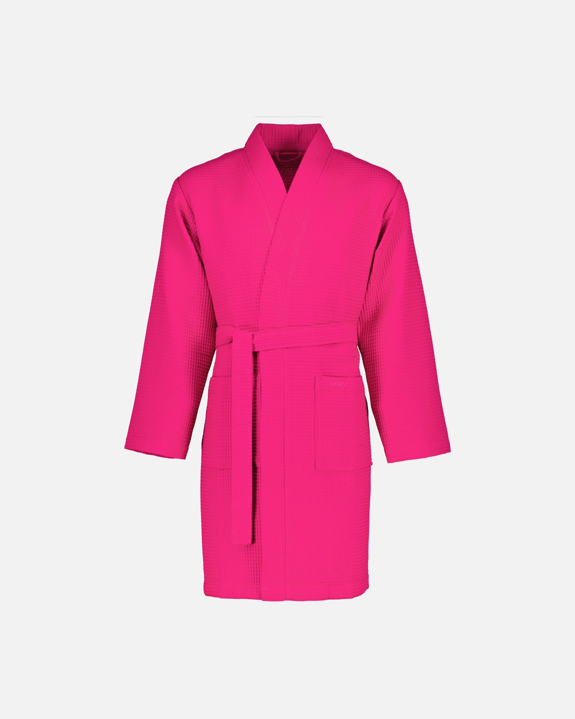 Bademantel für Unisex Vossen Bademäntel unisex Kurzmantel Rom cranberry - 3770 S