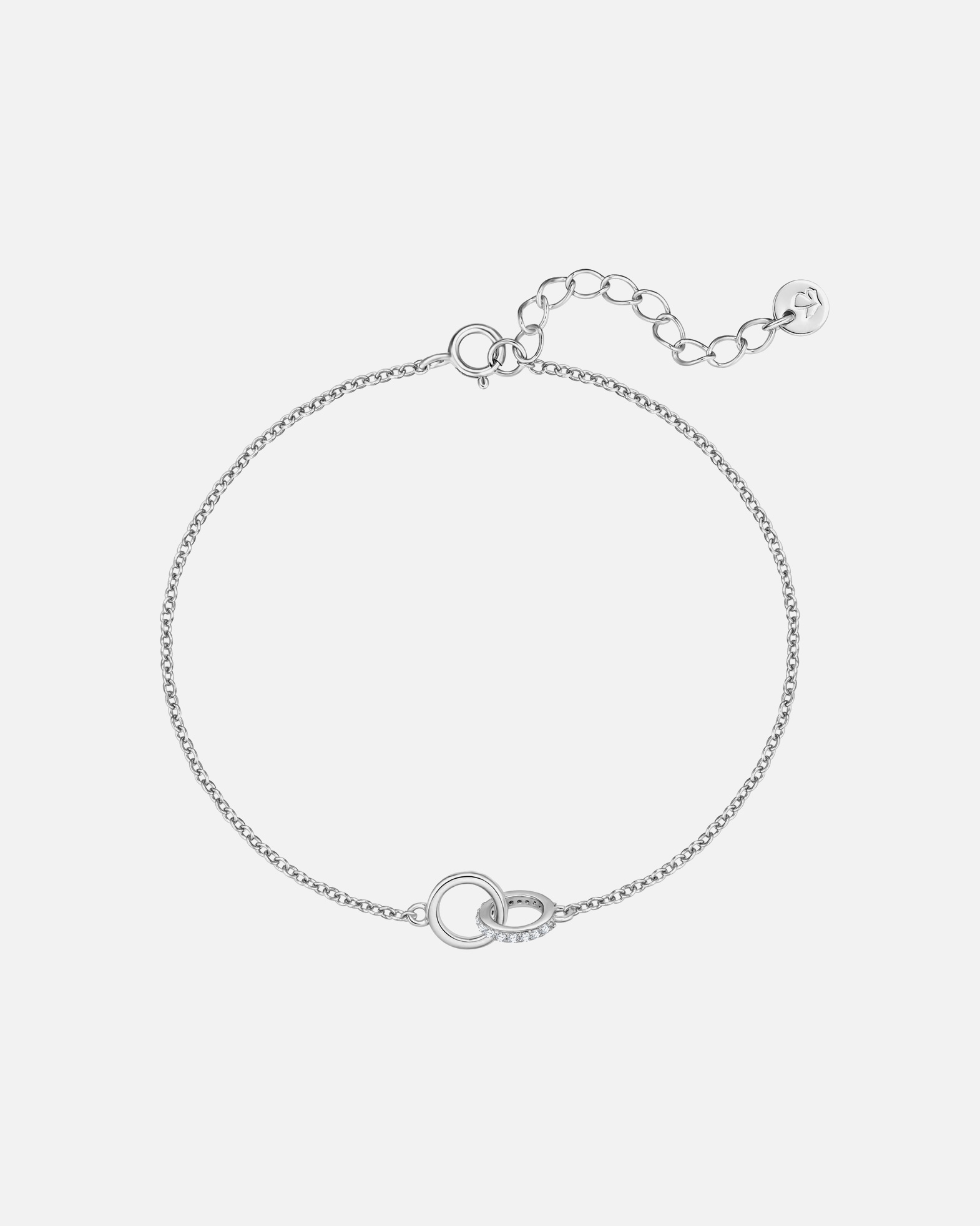 Armband für Weiblich Glanzstücke München Armband aus Sterling Silber in silber mit Zirkonia 17,0 cm Basislänge + 3,0 cm Verlängerung