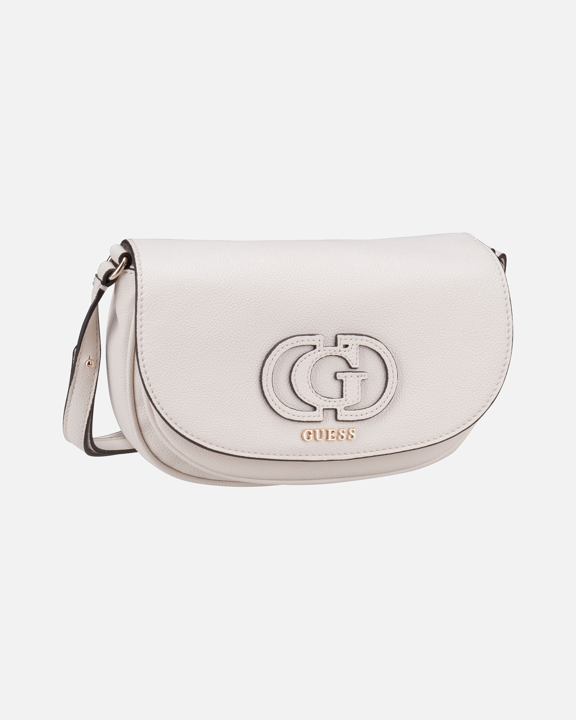 Handtasche für Weiblich GUESS Handtasche Calebra Conv XBody Flap Off White