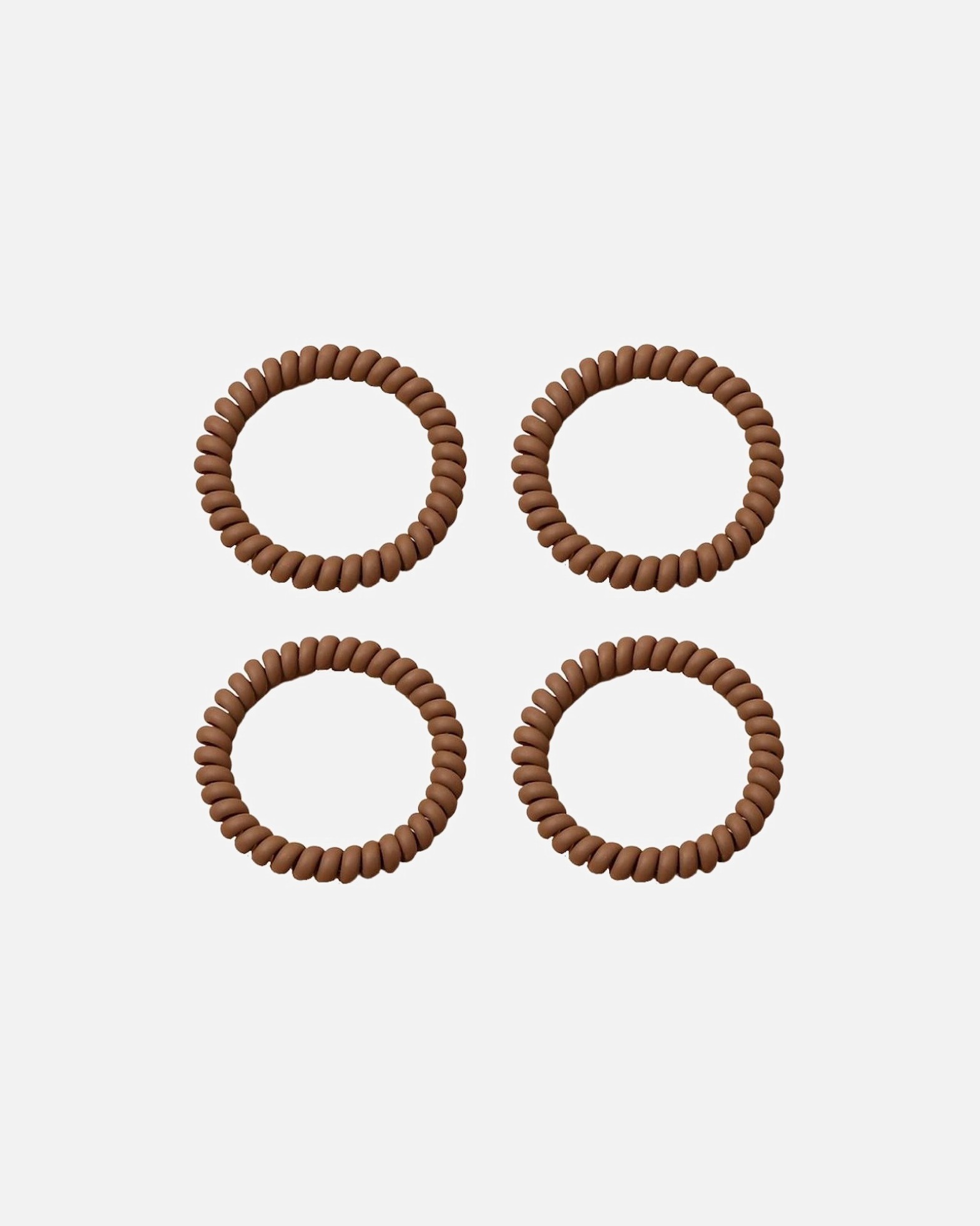 Haargummi für Weiblich SOHO Wave Spiral Haargummis Braun