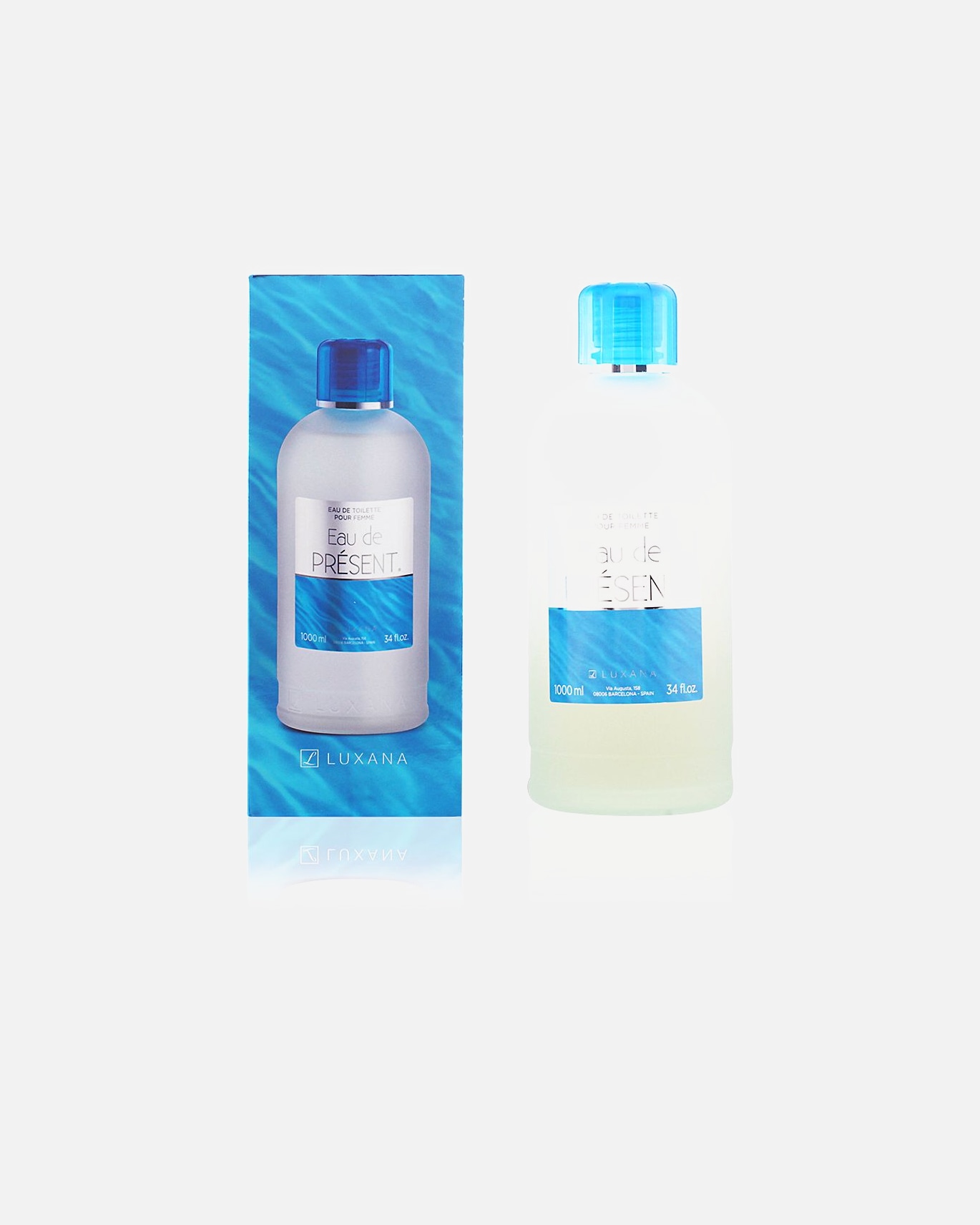 Eau de Toilette für Weiblich Luxana EAU DE PRÉSENT eau de toilette 1000 ml