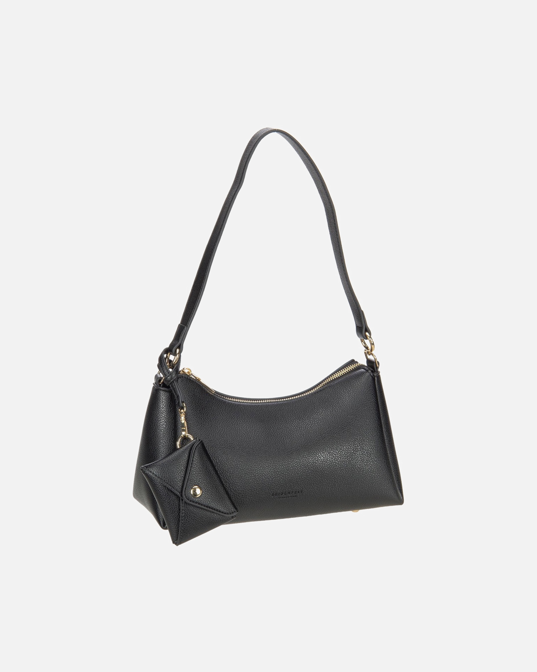 Umhängetasche für Unisex Seidenfelt Handtasche Meloy Shoulderbag Black