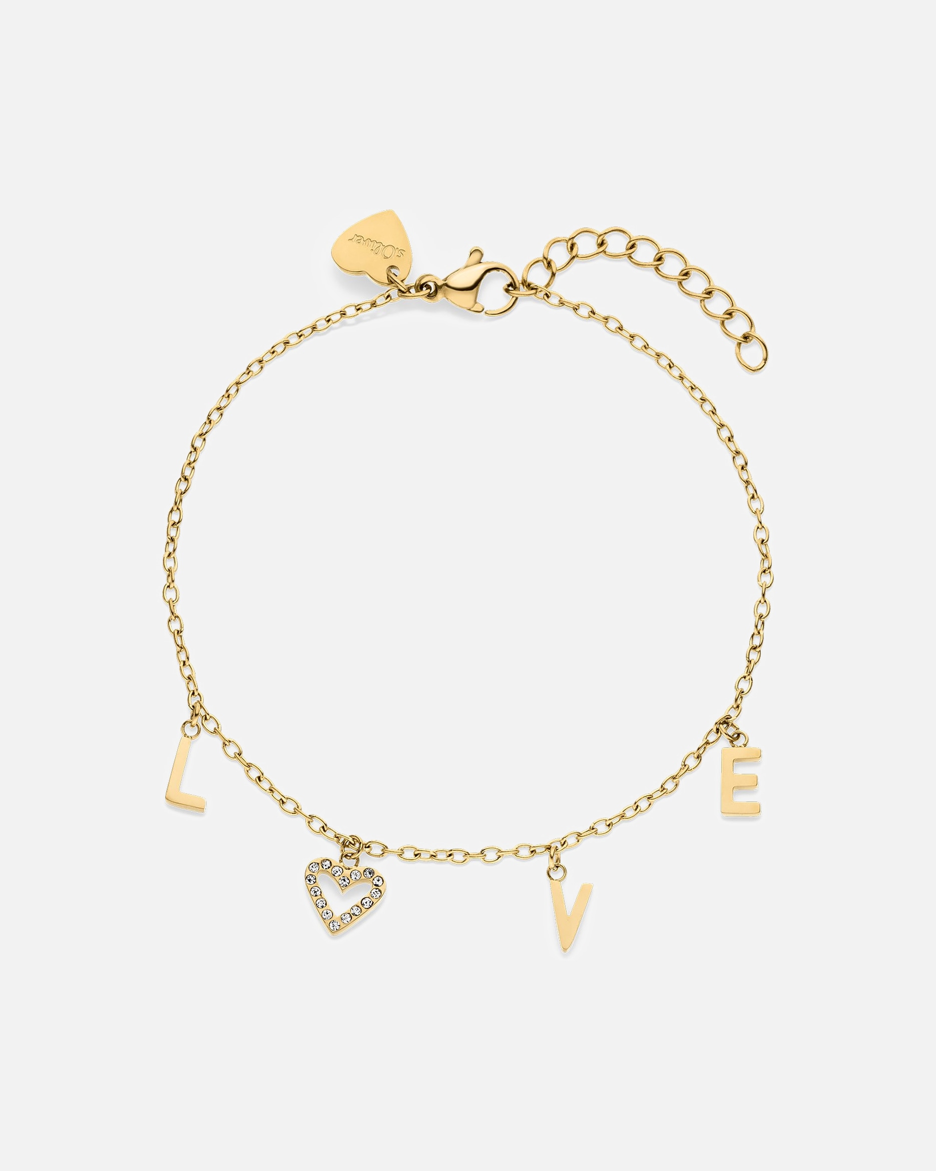 Armband für Weiblich s.Oliver Armband Edelstahl gold