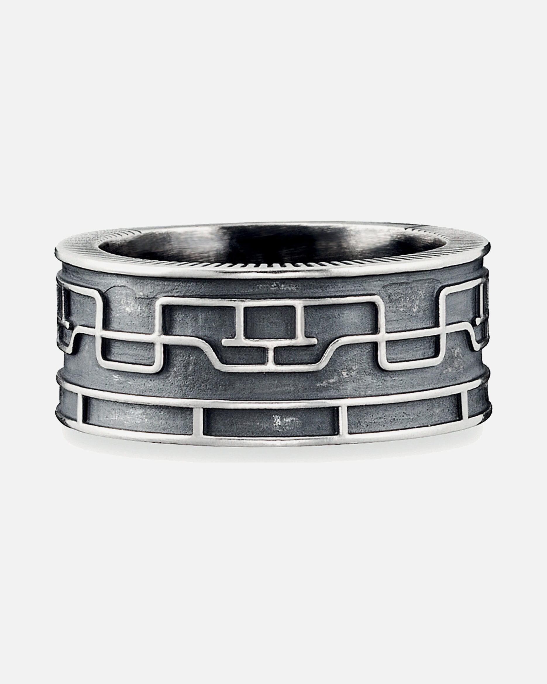 Ring für Männlich caï Cai Herren-Herrenring Culture Collector 925er Silber 60 32011508 58