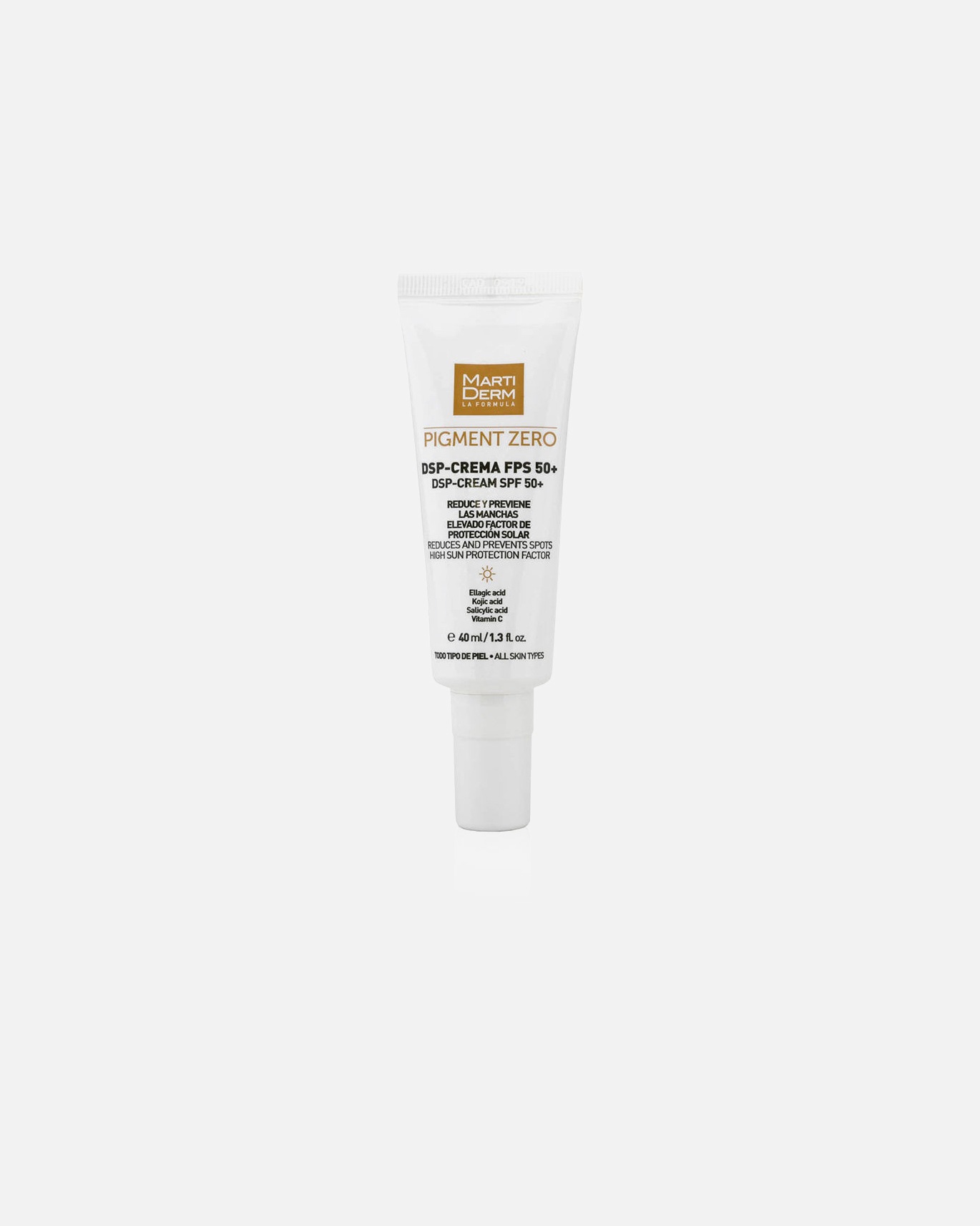 Pflege bei Pigmentflecken für Unisex Martiderm PIGMENT ZERO DSP Depigmentierungscreme SPF50+ 40 ml