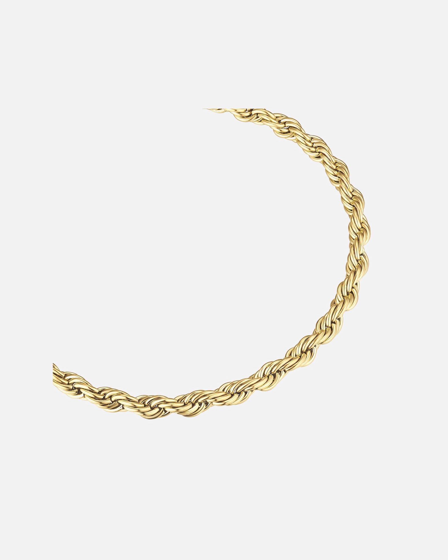 Armband für Männlich True Rebels Armband aus Edelstahl in gelbgold 17 cm