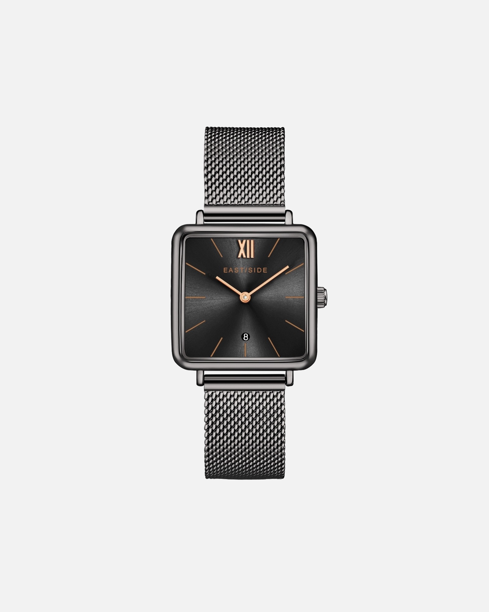 Uhr für Weiblich Quarzuhr Grand in Anthrazit Edelstahl in Anthrazit 1 Stück