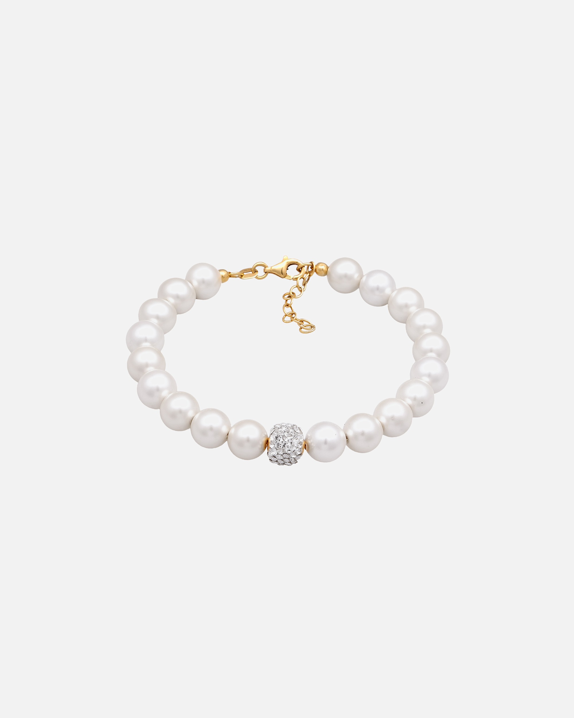 Armband für Weiblich Elli Synthetische Perlen 925 Silber, mit Kristallen von Swarovski® 1 Stück