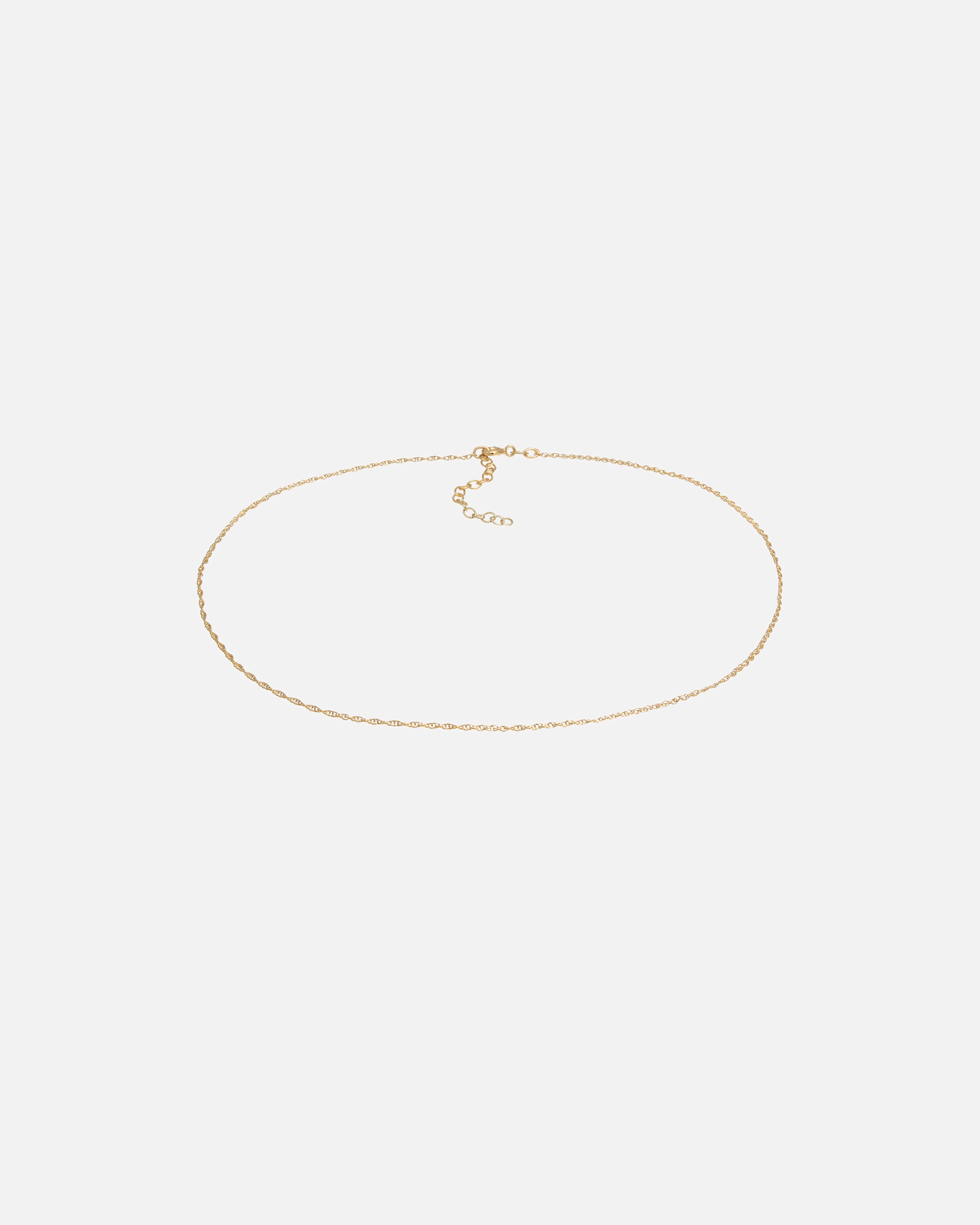 Halskette für Weiblich Elli Choker Basic Twisted Chain Gedreht Fein 925 Silber 1 Stück
