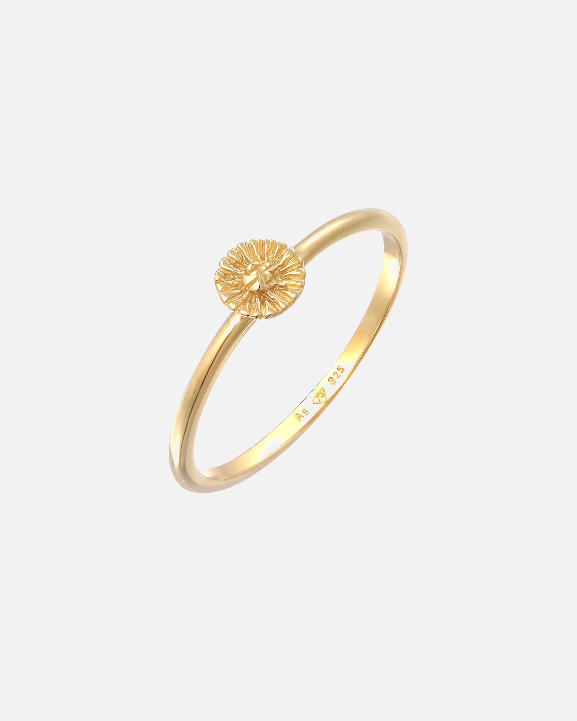 Ring für Weiblich Elli Elli Ring Blüte Blume Flower Hippie 925 Silber 52