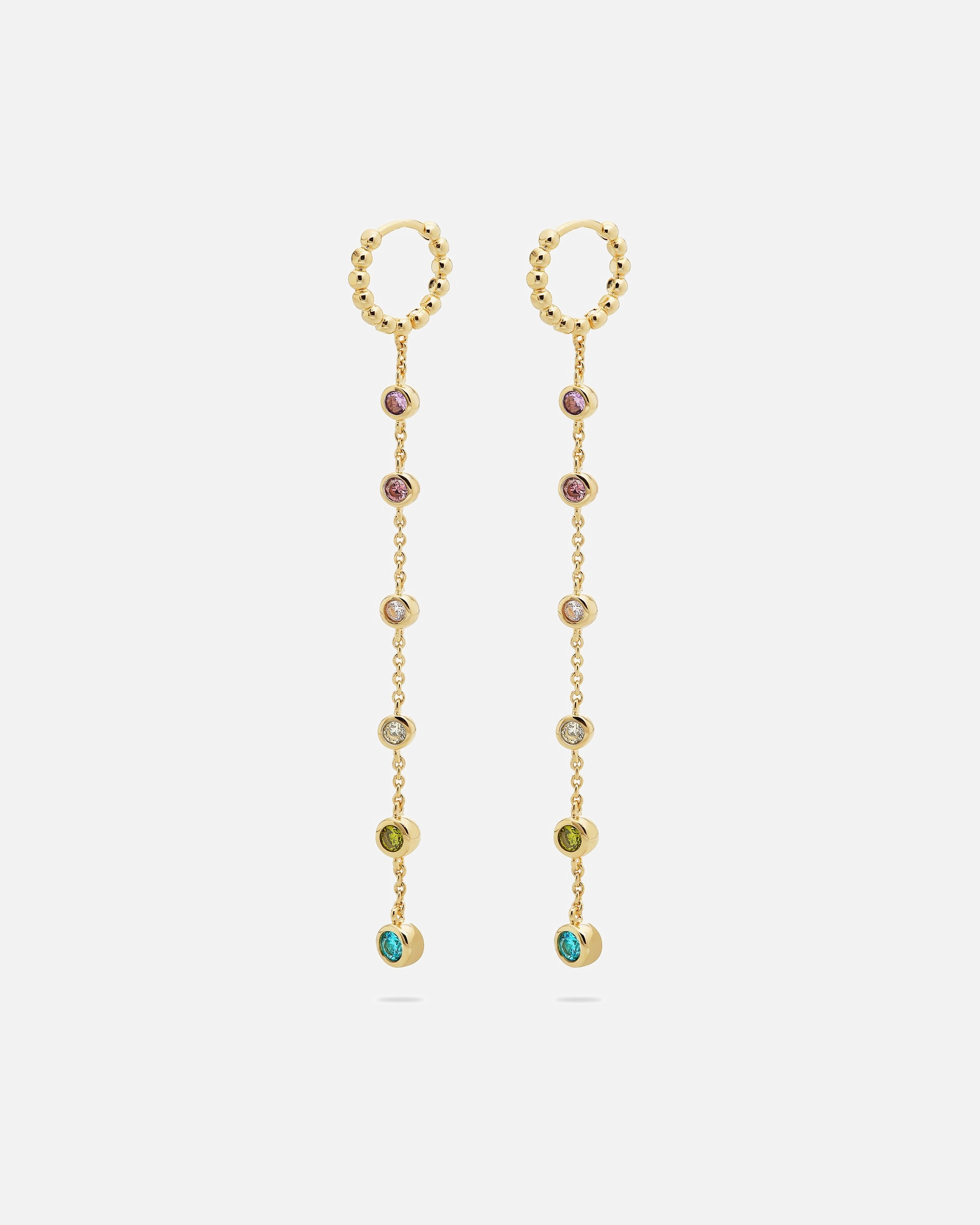 Ohrringe für Weiblich Jette Ohrhänger 925er Silber, recycelt gelbgold