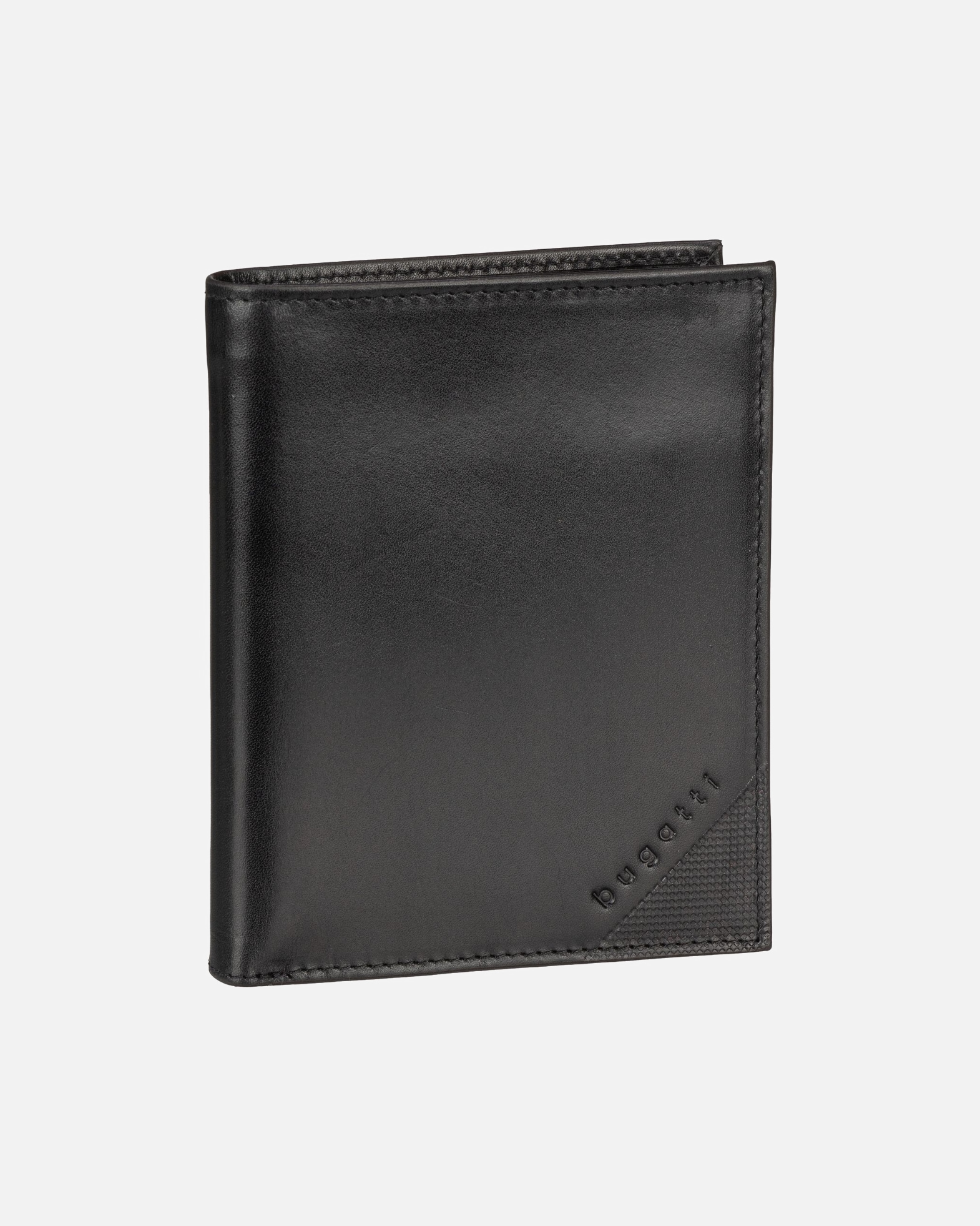 Portemonnaie für Männlich Bugatti Geldbörse Nobile Vertical Wallet with Flap Schwarz