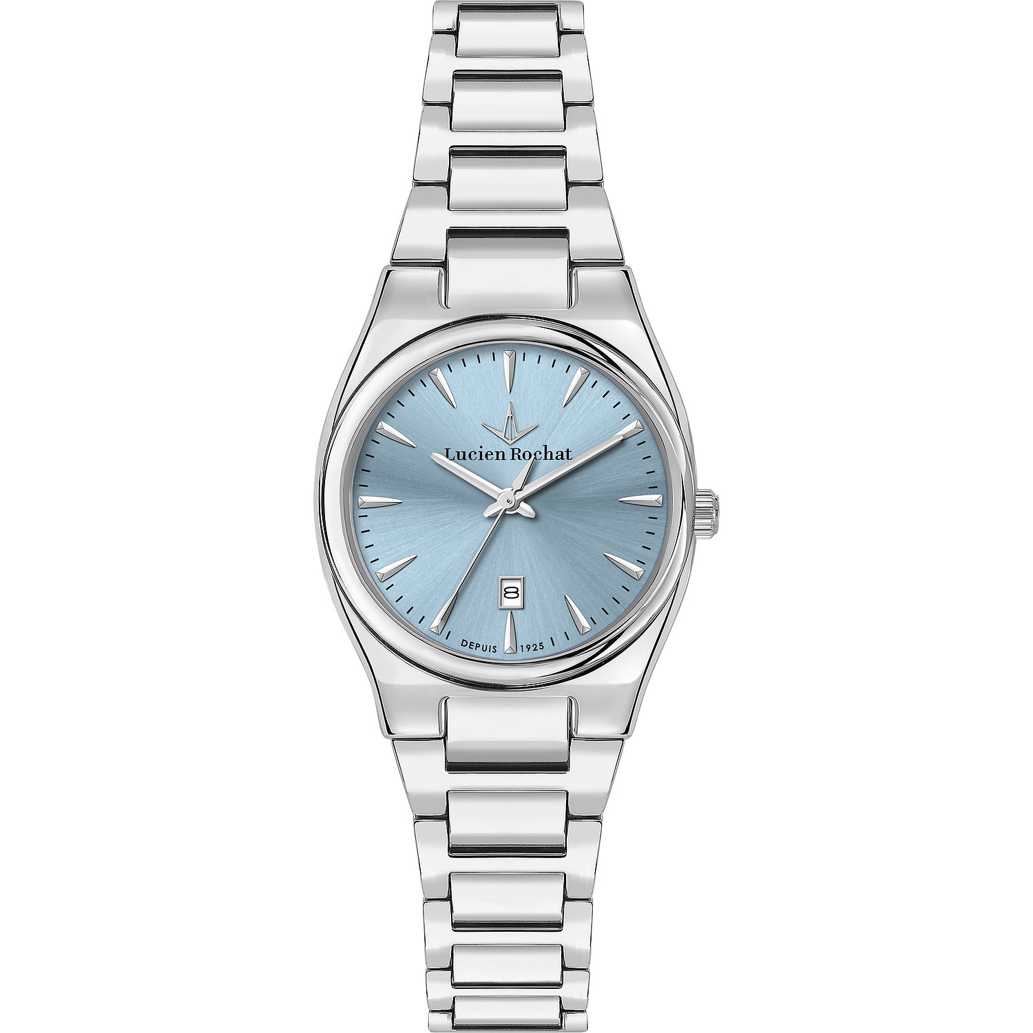 hellblau, silber