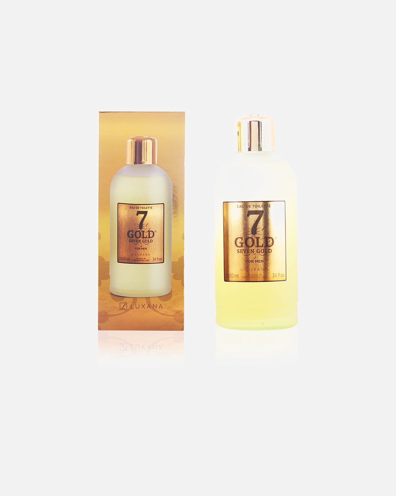Eau de Toilette für Männlich Luxana SEVEN GOLD eau de toilette 1000 ml