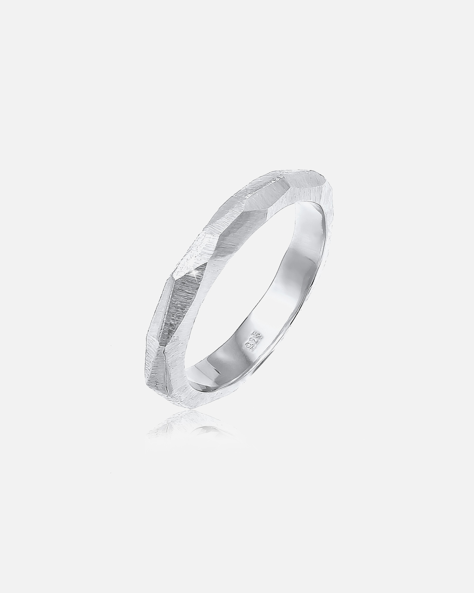 Ring für Weiblich Elli PREMIUM Paarring Trauring Hochzeit Brushed 925 Silber 64