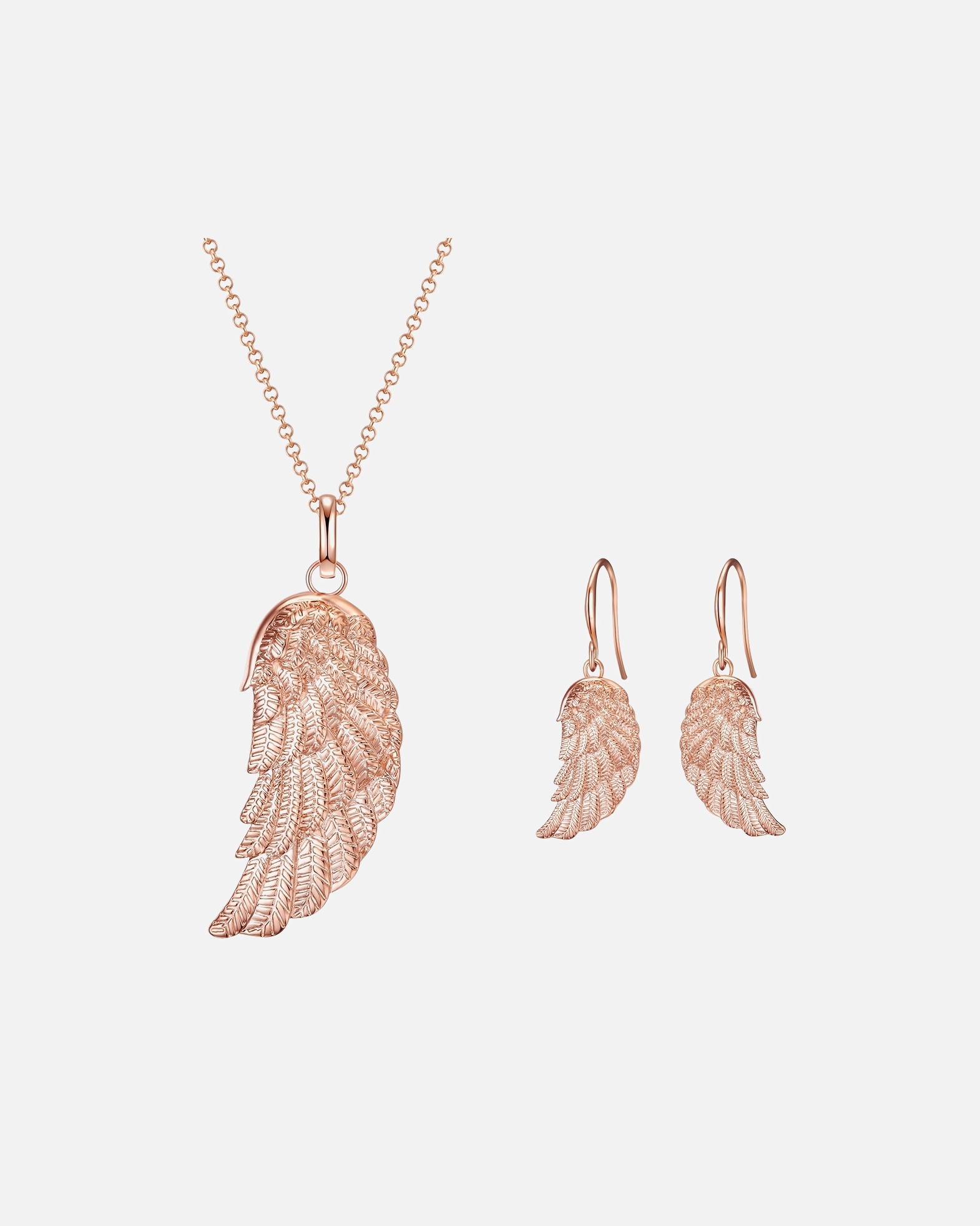 Schmuckset für Weiblich Rafaela Donata Set (Kette + Ohrringe) Rosévergoldet 1 Stück