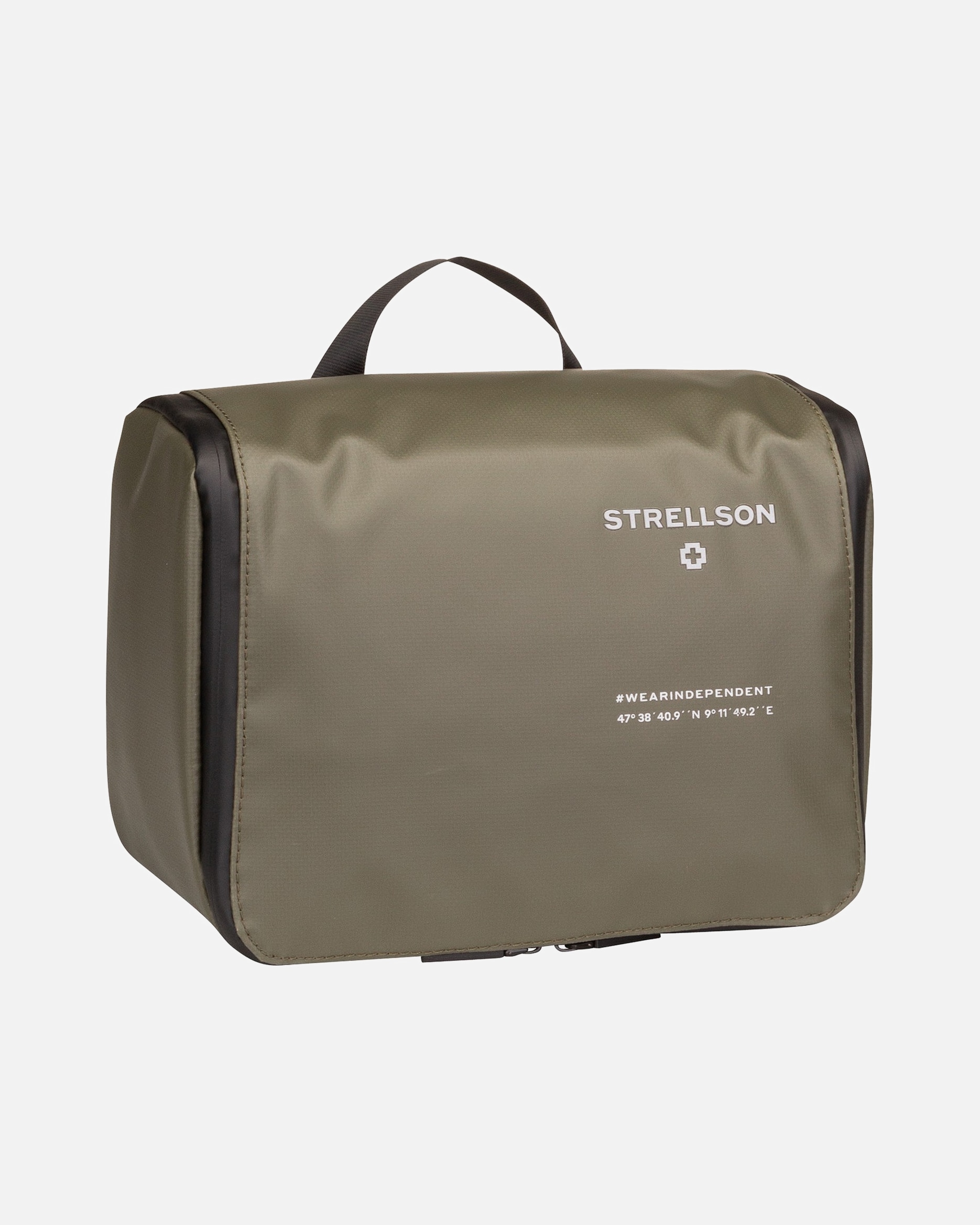 Kulturtasche für Männlich Strellson Kulturbeutel Stockwell 2.0 Benny Washbag LHZ Khaki