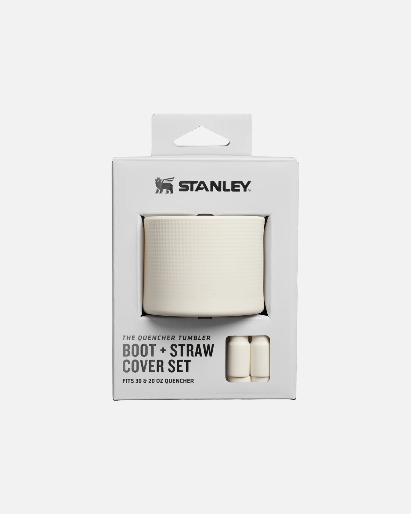 Trinkflasche für Unisex Stanley 1913 0,89L & 0,59L - QUENCHER® BOOT AND STRAW COVER SET Cream