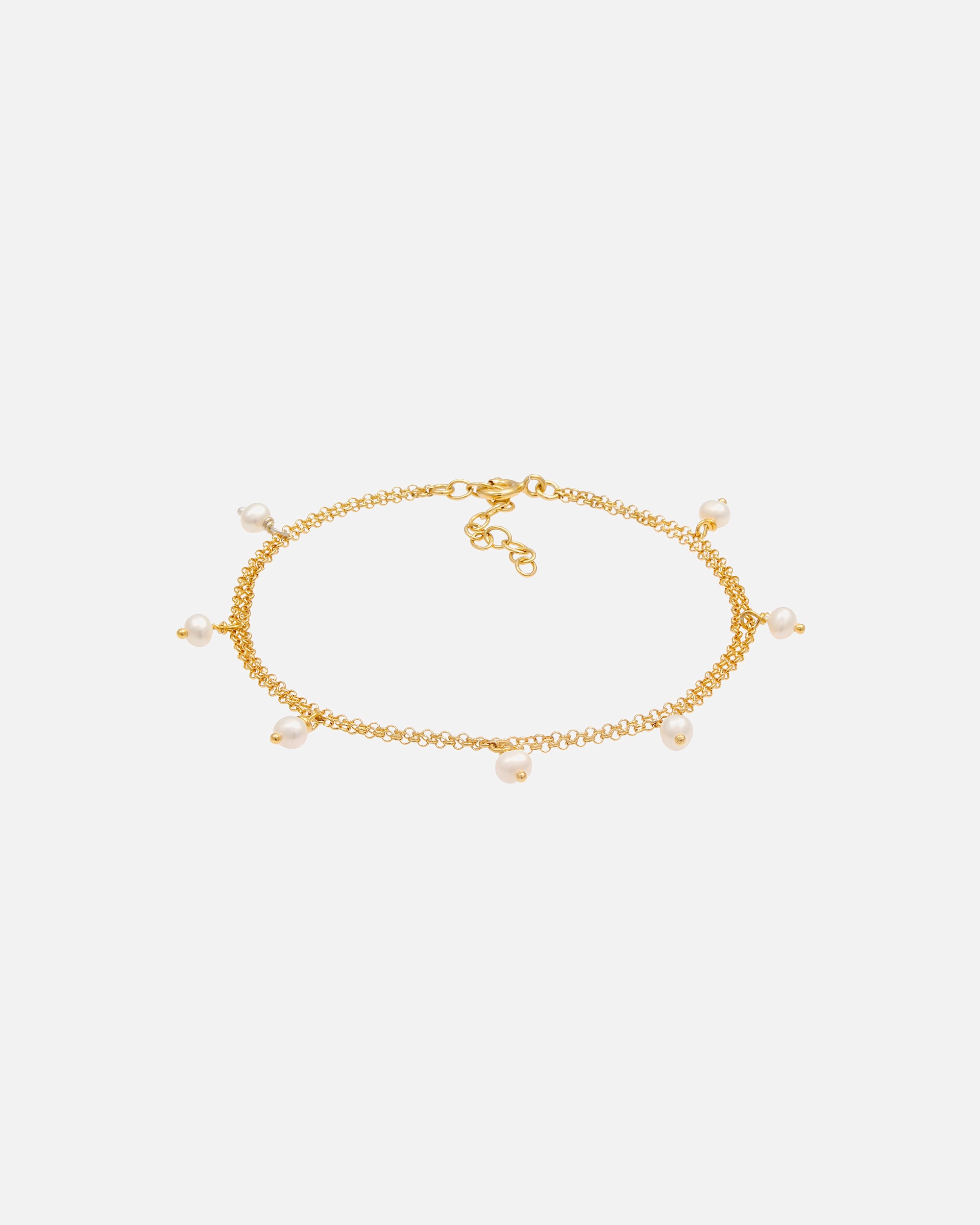 Armband für Weiblich Elli Süsswasserzuchtperlen Layerlook 925 Silber 1 Stück