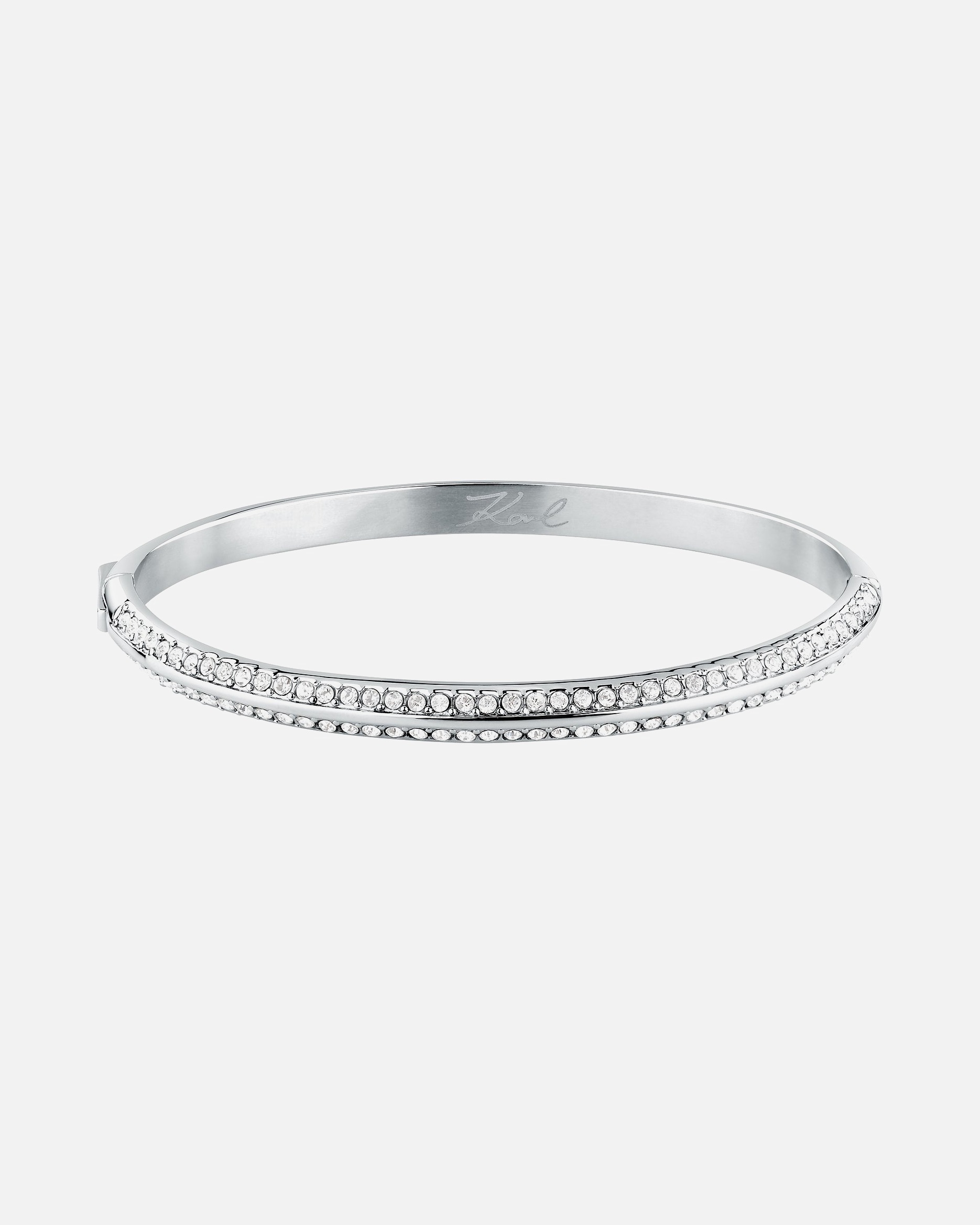 Armreif für Weiblich Karl Lagerfeld Armreif Edelstahl silber