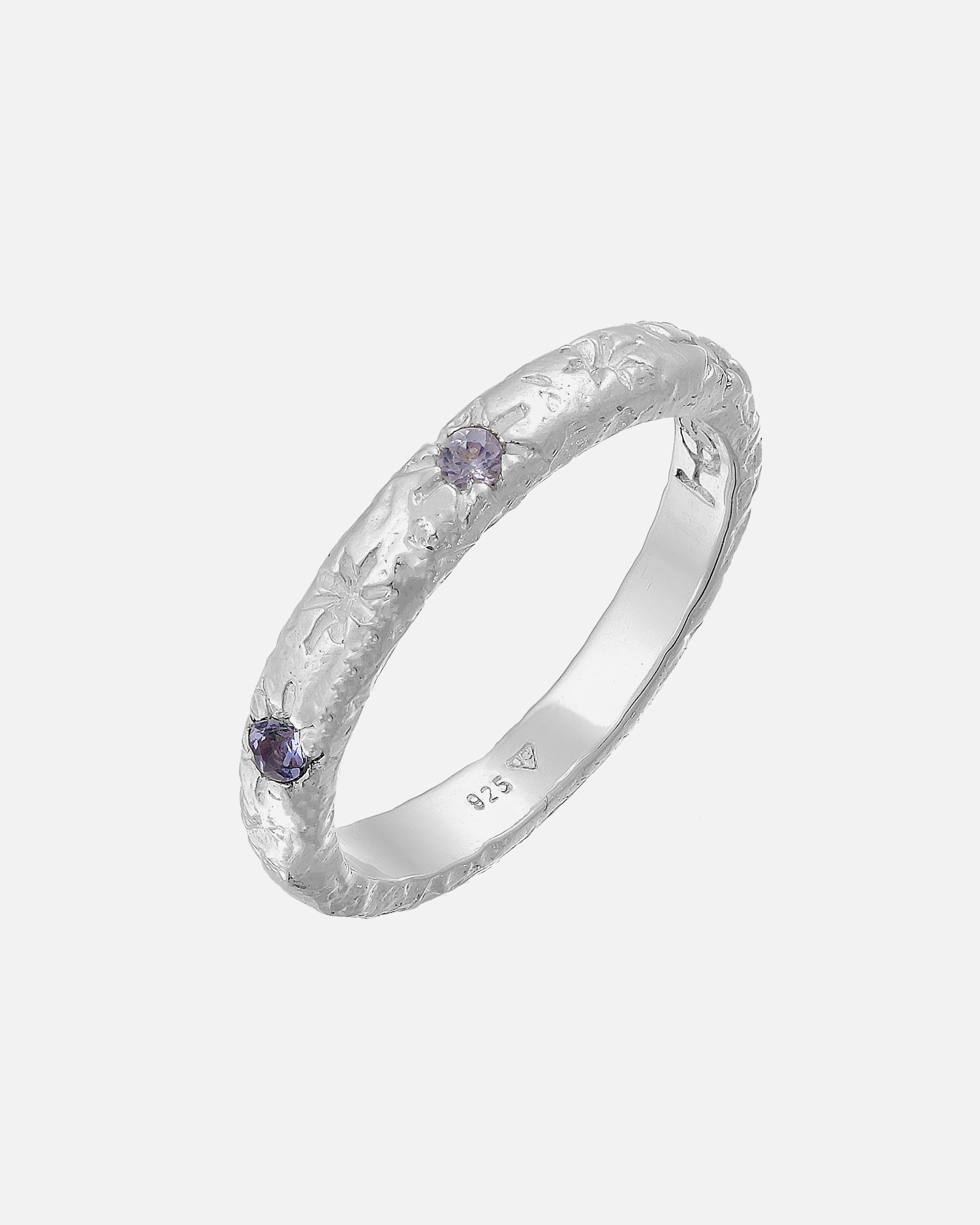 Ring für Weiblich Haze & Glory Default Brand Line Bandring Stern Tansanite - Starlover 925 Silber 52