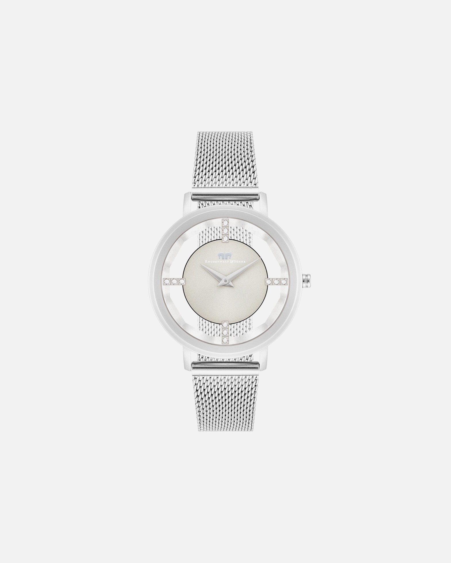 Uhr für Weiblich Rhodenwald & Söhne Armband-Uhr Lucrezia aus Edelstahl in gelbgold 1 Stück