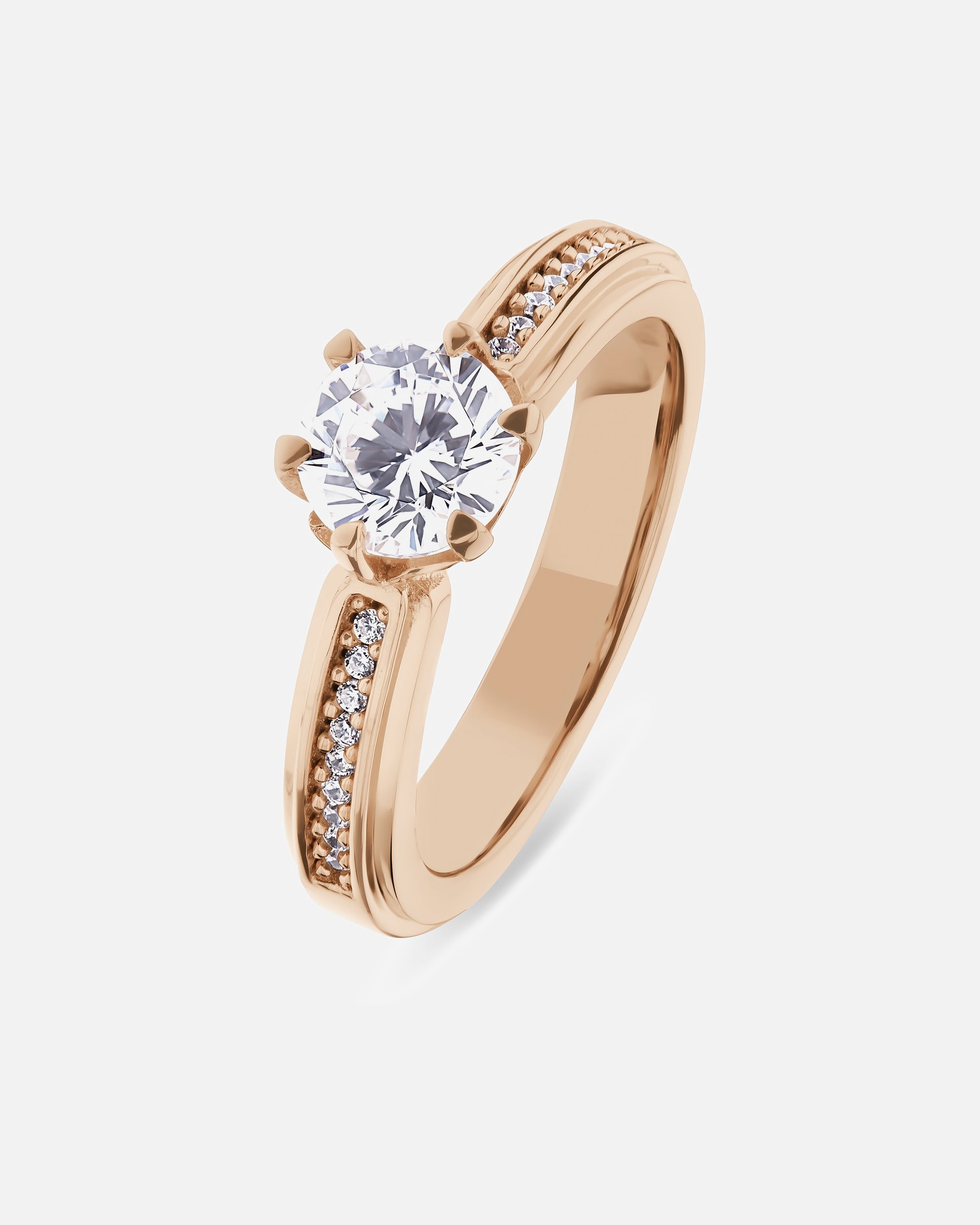Ring für Weiblich Jette Damenring 925er Silber 51