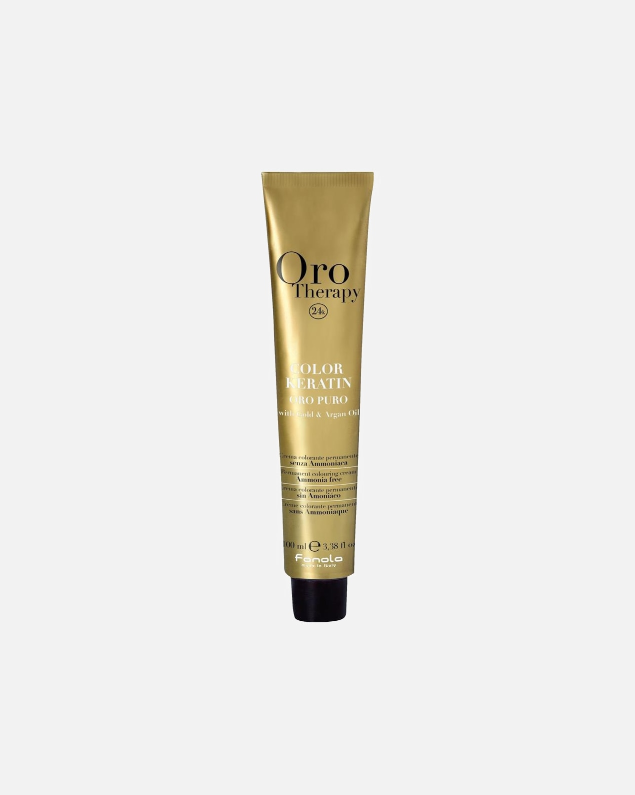 Haartönung für Weiblich Fanola Oro Therapy Oro Puro Color Keratin Nr. 4,14 Kakao