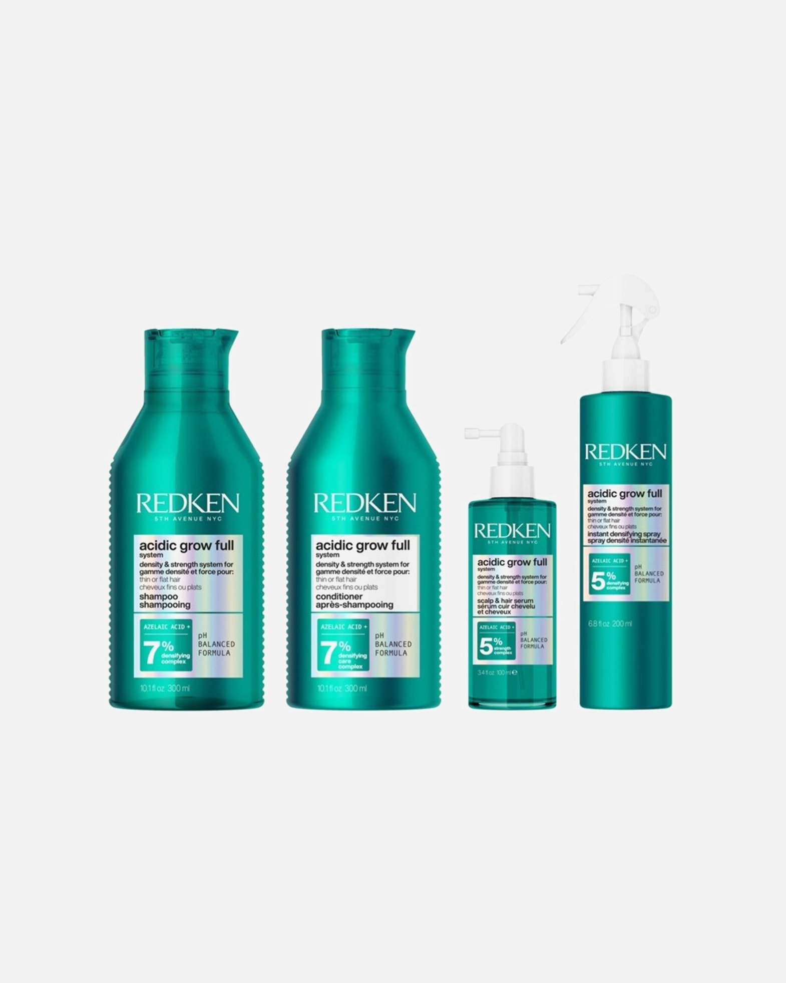 Haarpflegeset für Weiblich Redken Acidic Grow Full Bundle 4er Set 1 Stück