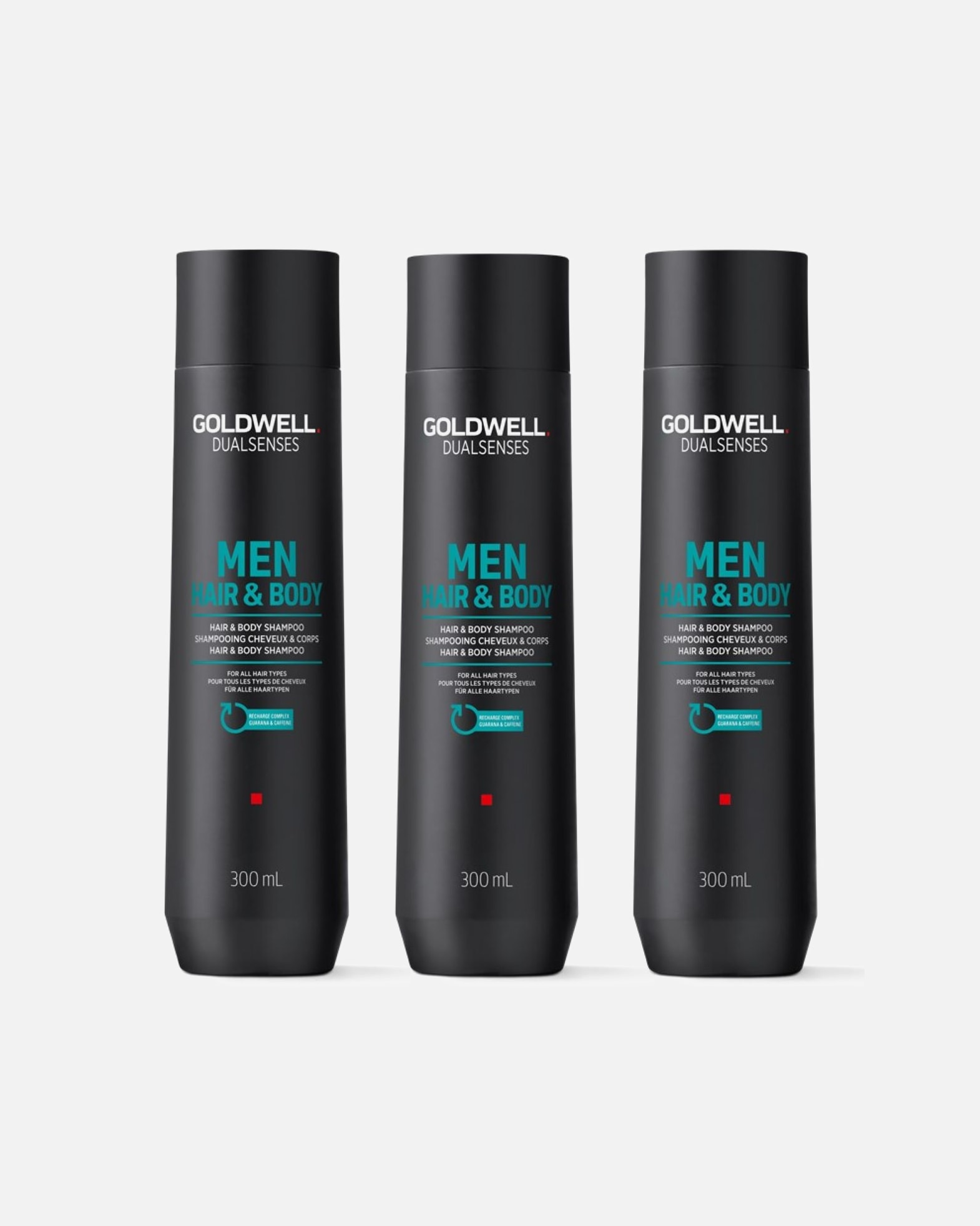 Hair & Body Wash für Männlich Goldwell Dualsenses Men Hair & Body Shampoo 3er Set* 1 Stück