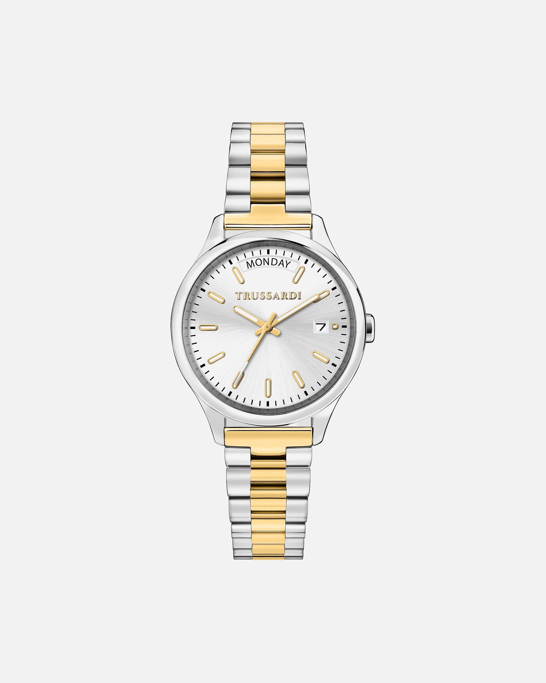 Uhr für Weiblich Trussardi Damenuhr Edelstahl gold, silber, weiß