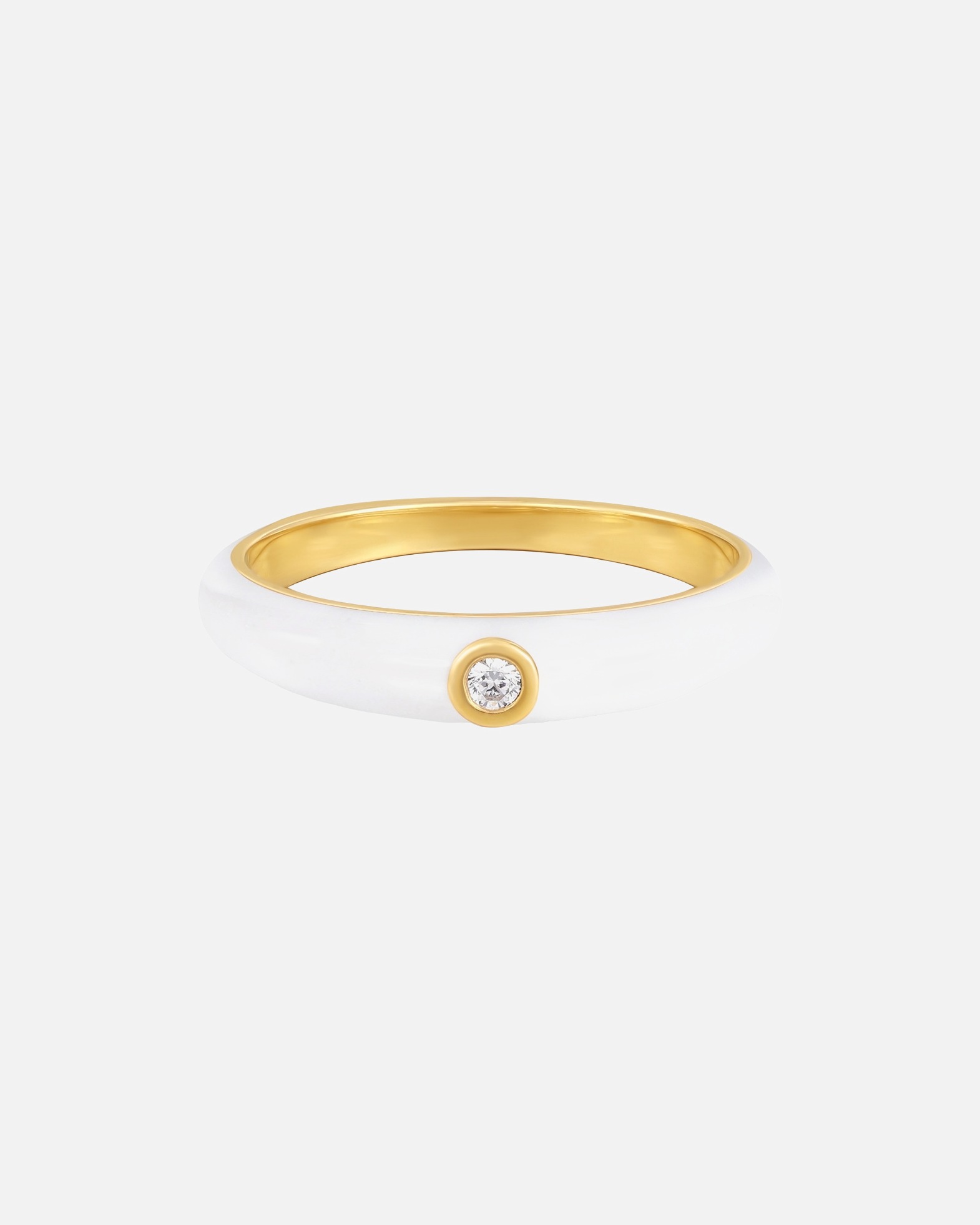 Ring für Weiblich Glanzstücke München Ring aus Sterling Silber in gelbgold mit Zirkonia 50