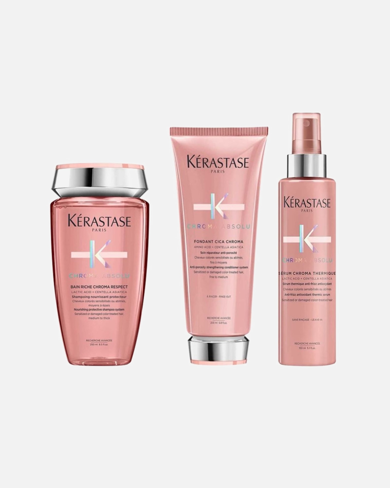 Haarpflegeset für Weiblich Kérastase Chroma Absolu RICHE 3er Set (Bain / Fondant / Serum Protect) 1 Stück