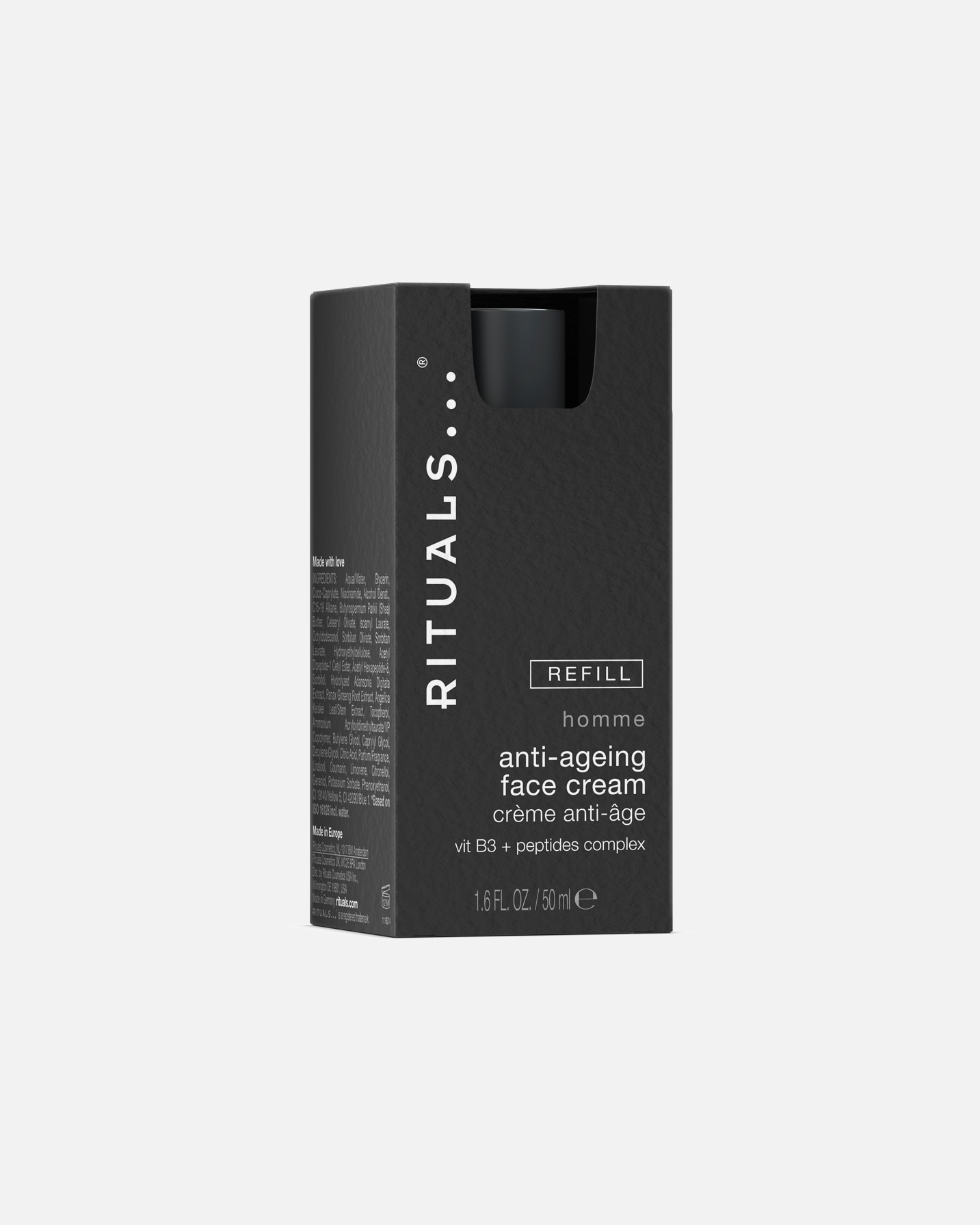 Anti-Aging Pflege für Unisex Rituals Homme Collection Anti-Ageing Face Cream 50 ml - Refill