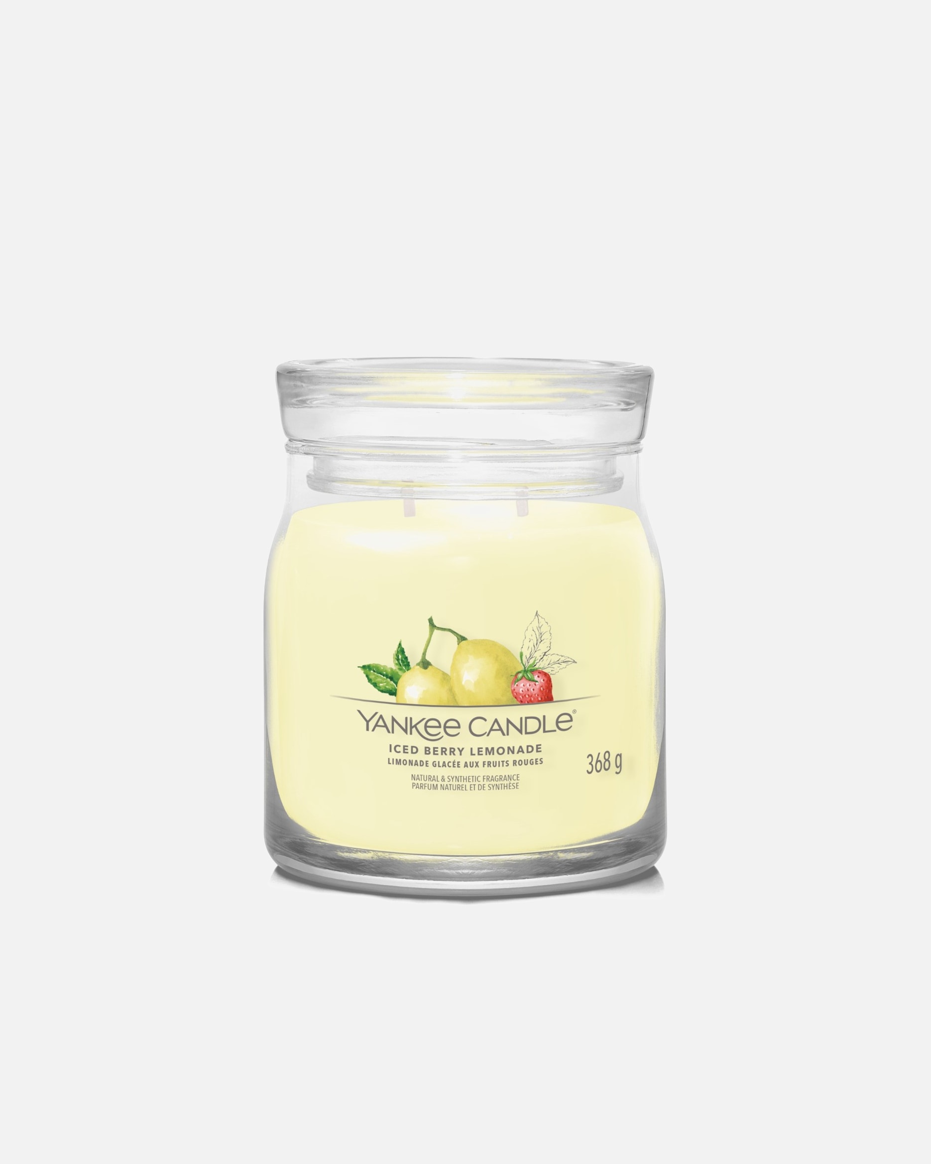 Kerze für Unisex YANKEE CANDLE Iced Berry Lemonade 368 g - Signature